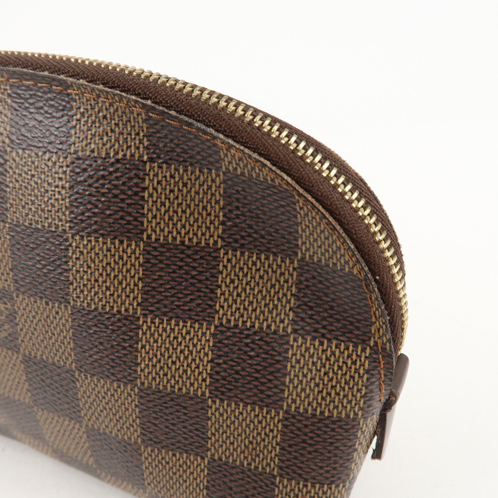 Louis Vuitton Damier Pochette Cosmetic Pouch N47516 Used