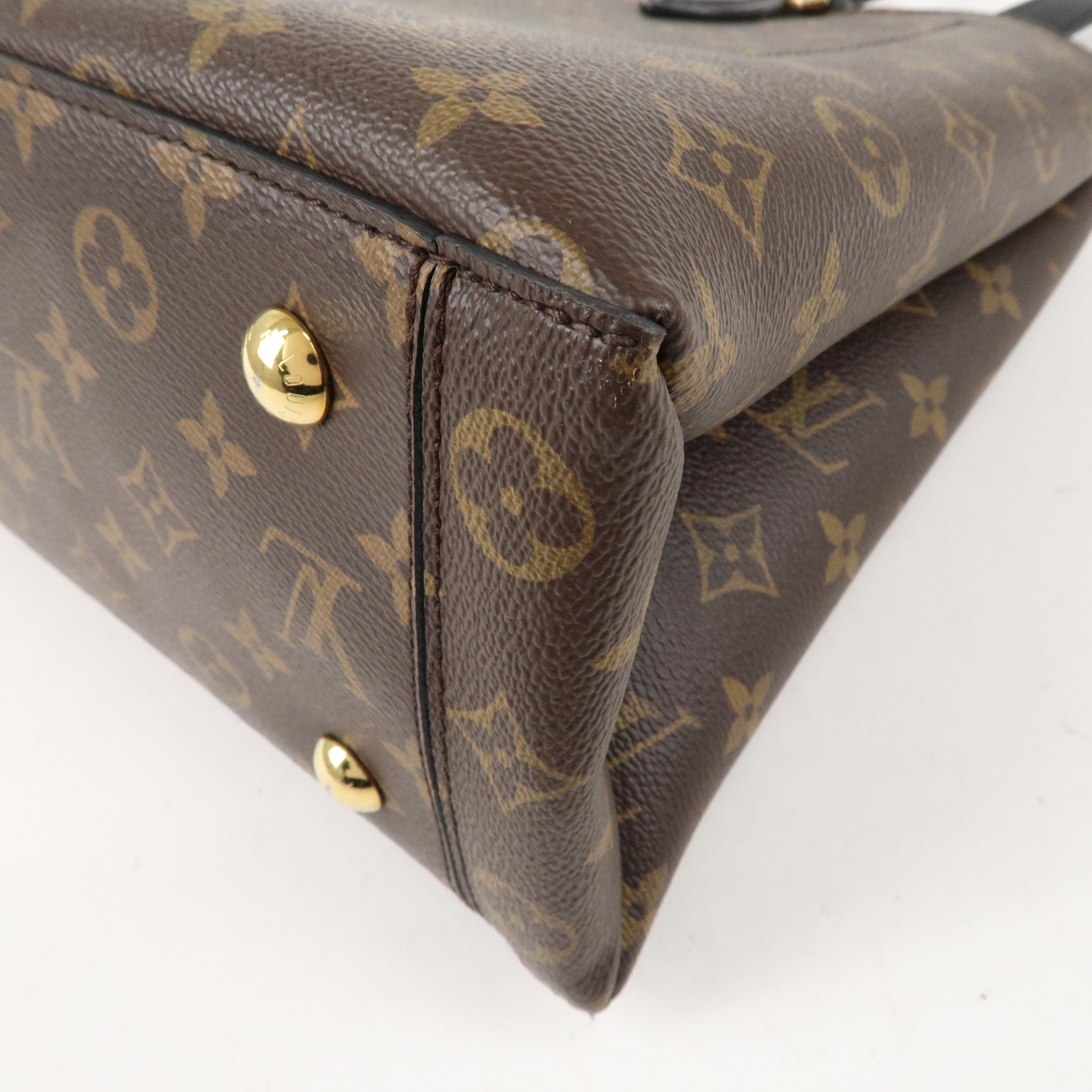 Louis Vuitton Monogram Flower Tote 2Way Hand Bag Noir M43550