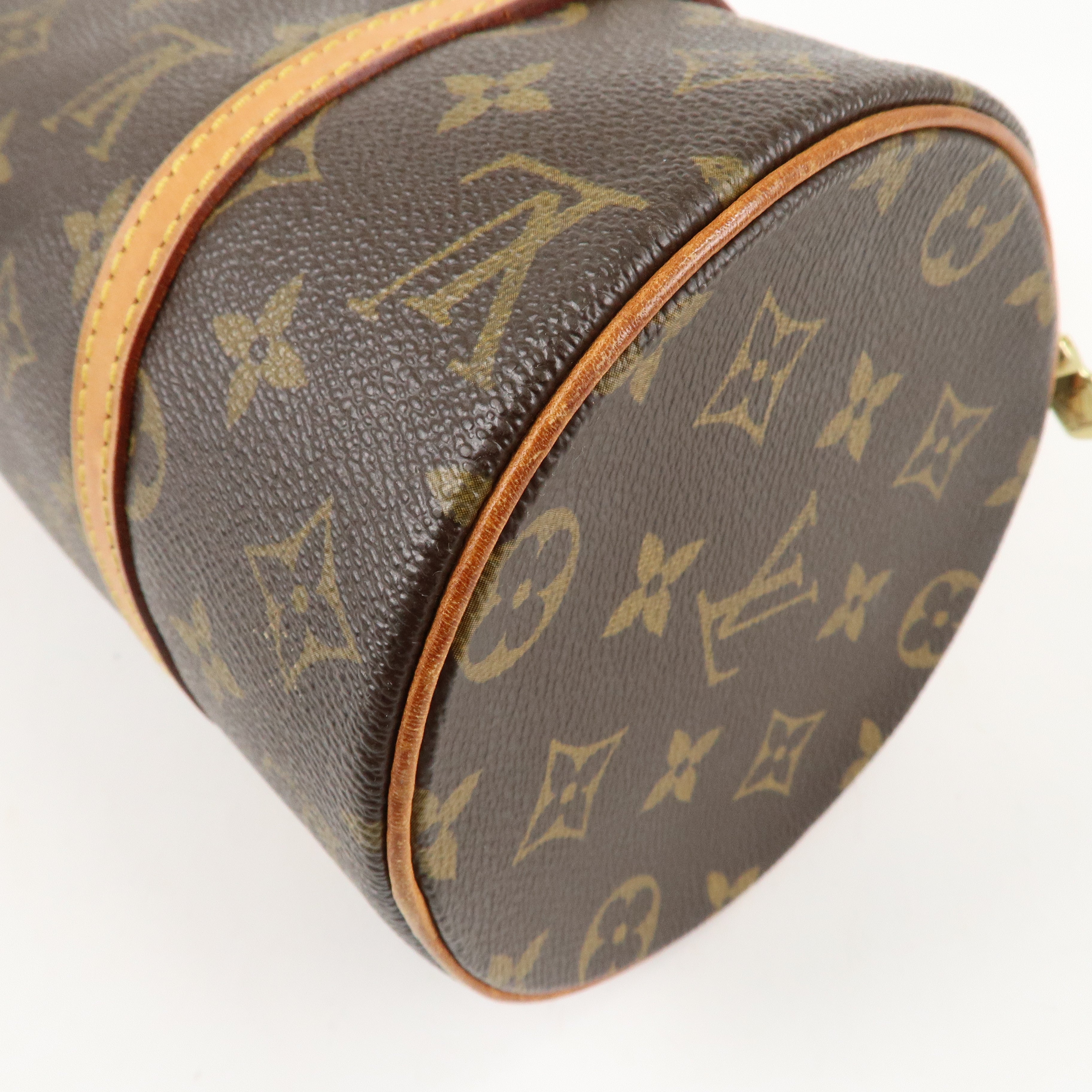 Louis Vuitton Monogram Papillon 26 Hand Bag Brown M51385