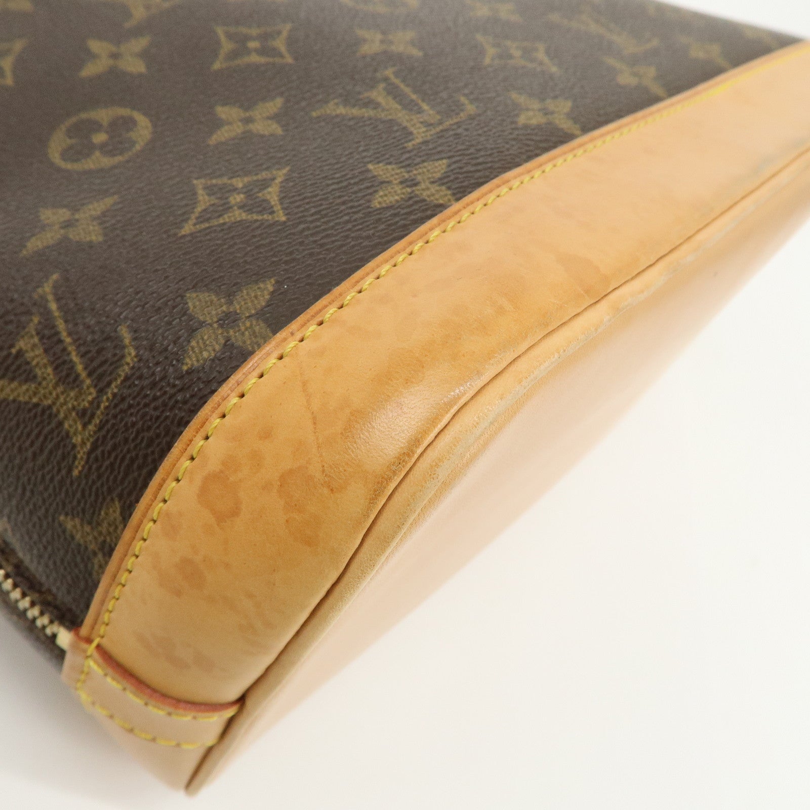 Louis Vuitton Monogram Alma Hand Bag Brown M51130