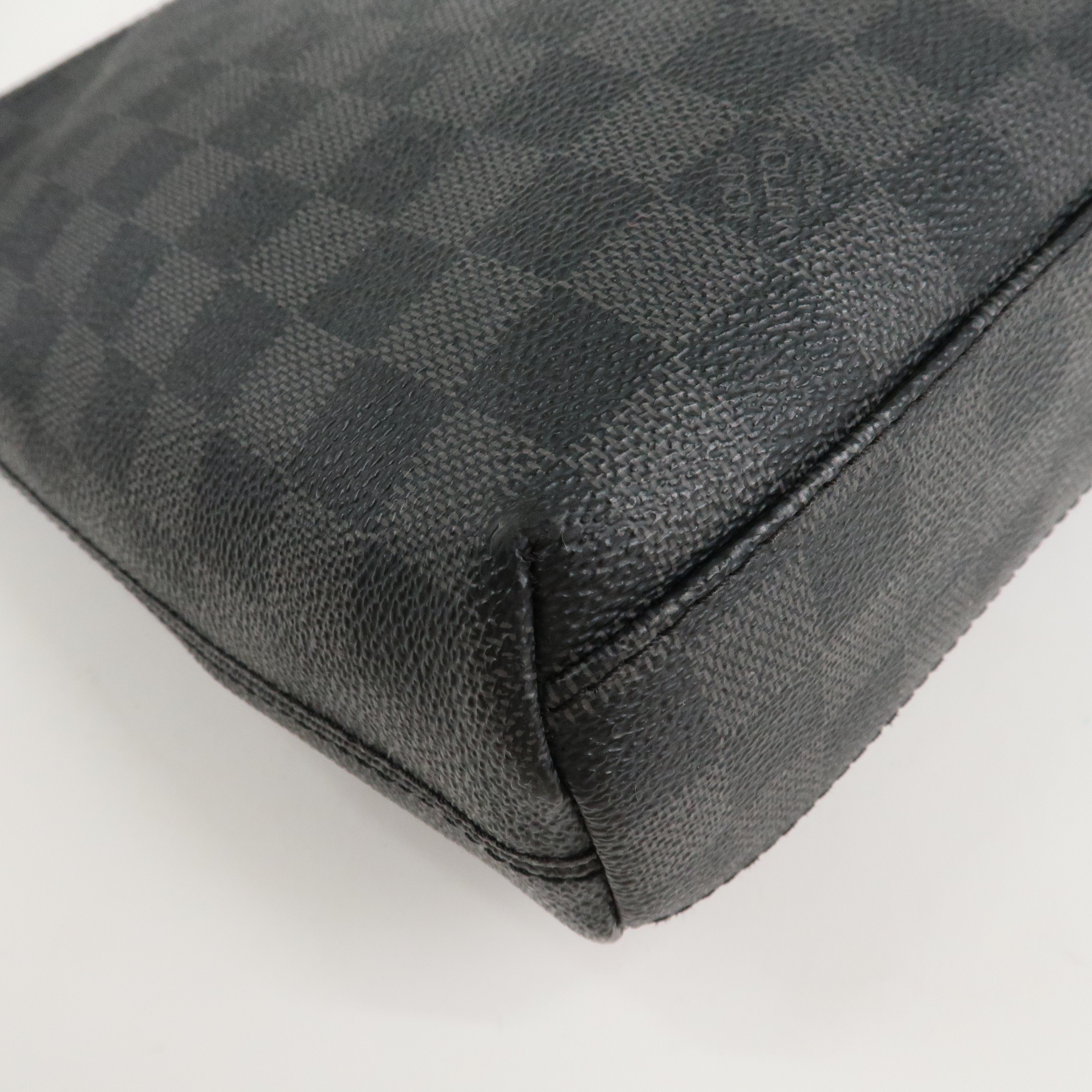 Louis Vuitton Damier Graphite Mick MM Shoulder Bag N41106 Used