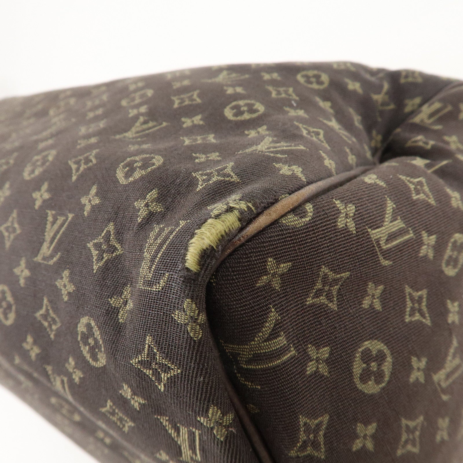 Louis Vuitton Monogram Mini Lin Speedy 30 Boston Bag Ebene M95224