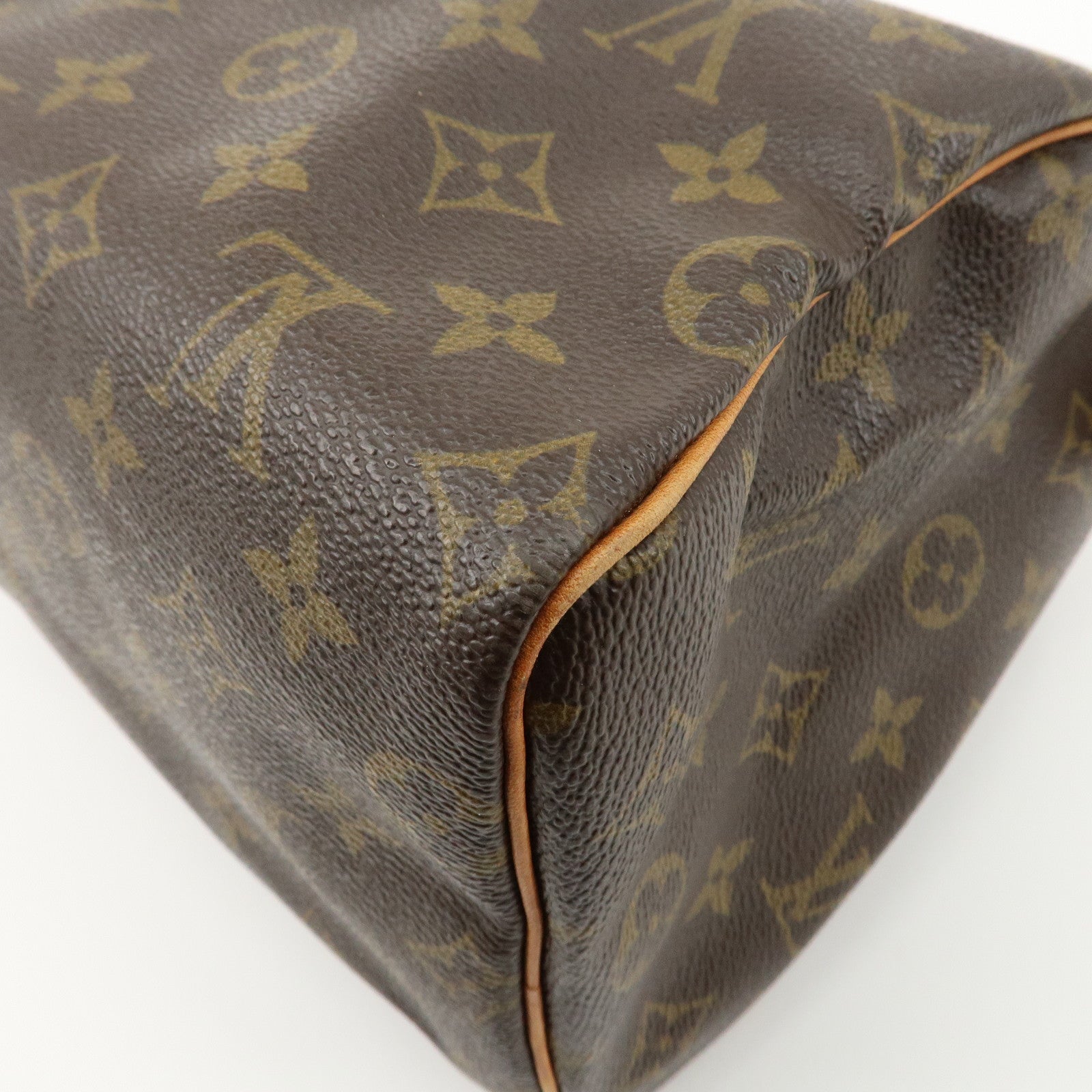 Louis Vuitton Monogram Speedy 25 Hand Bag Boston Bag M41528 Used