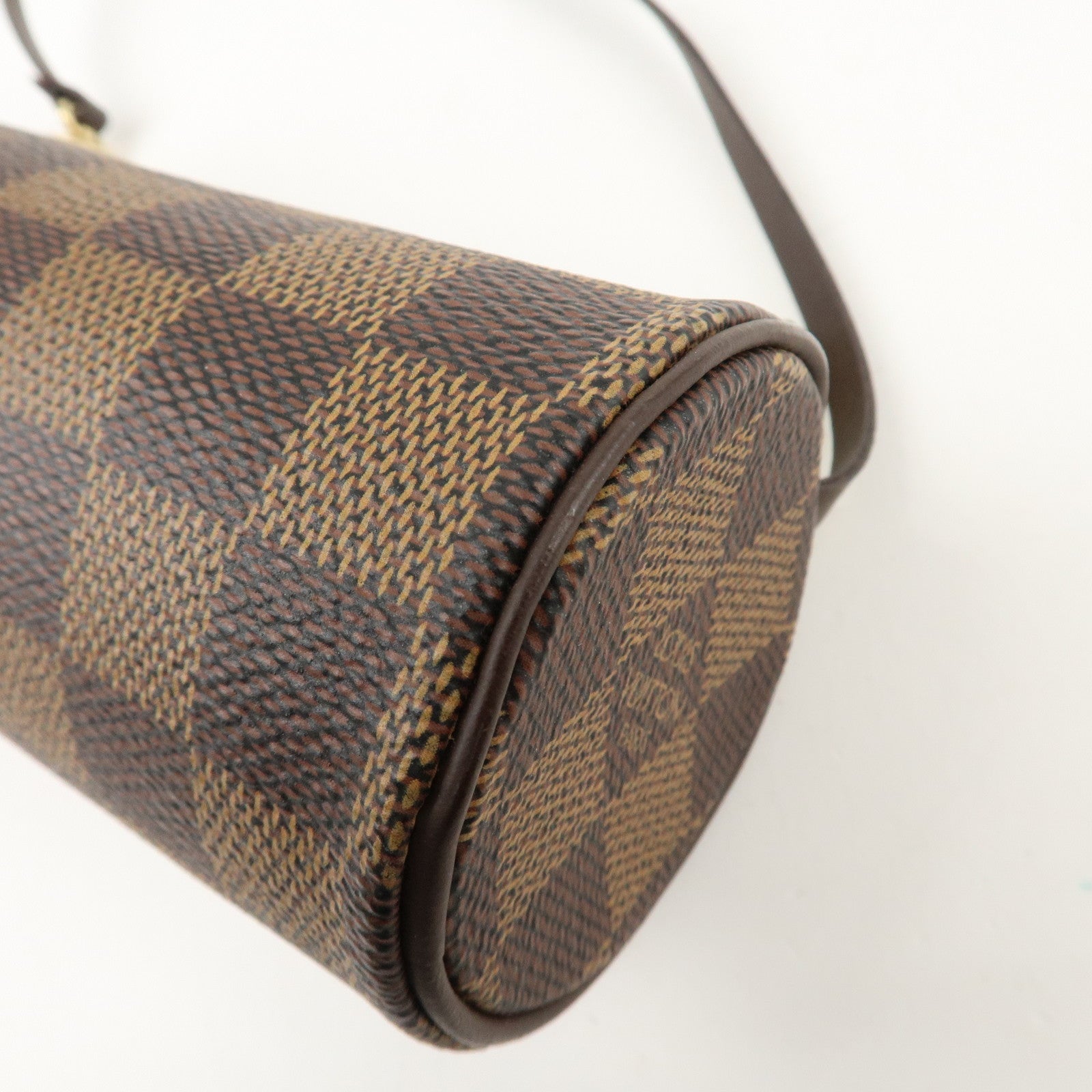 Louis Vuitton Damier Ebene Mini Pouch for Papillon Bag Brown