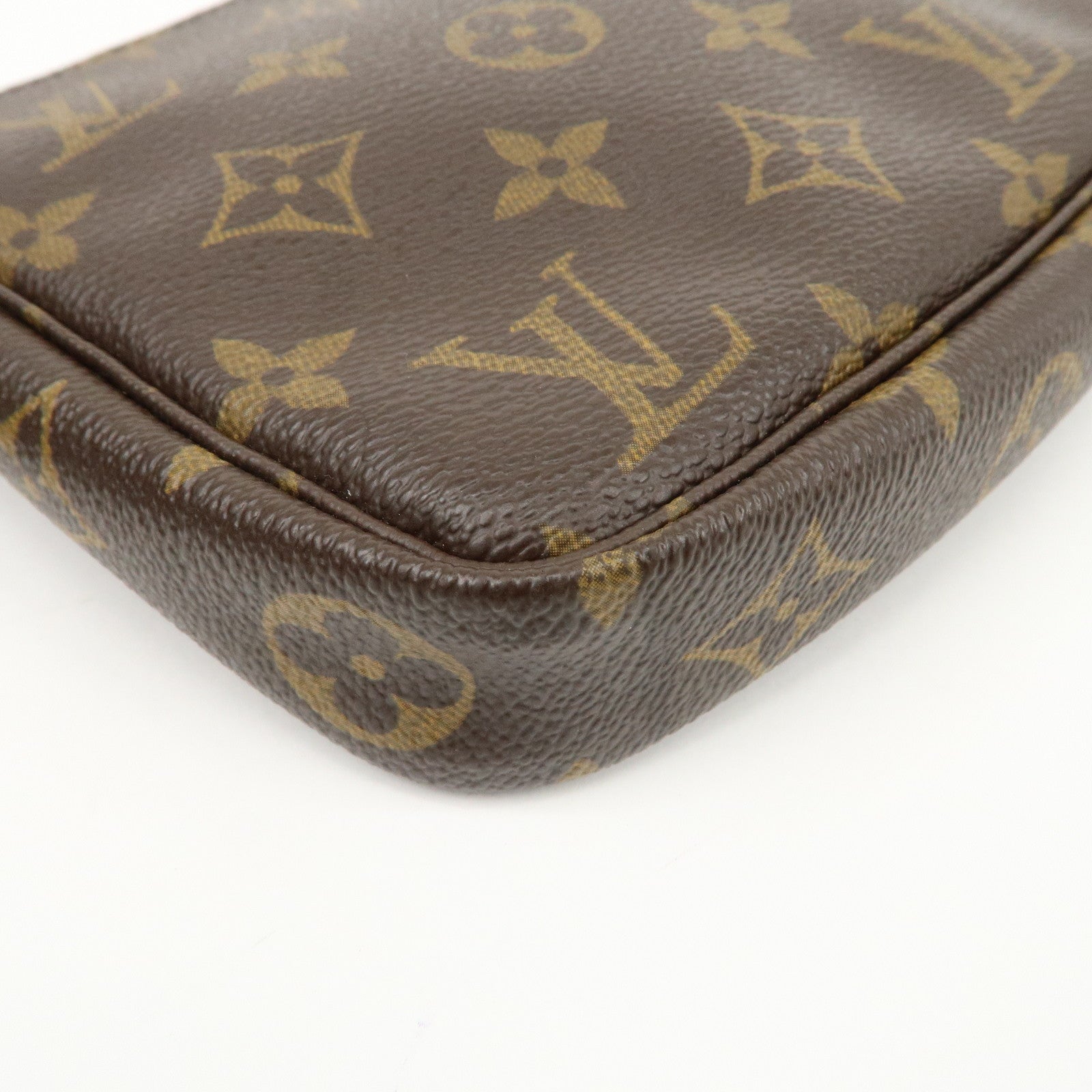 Louis Vuitton Monogram Pochette Accessoires Pouch Hand Bag  M51980 Used