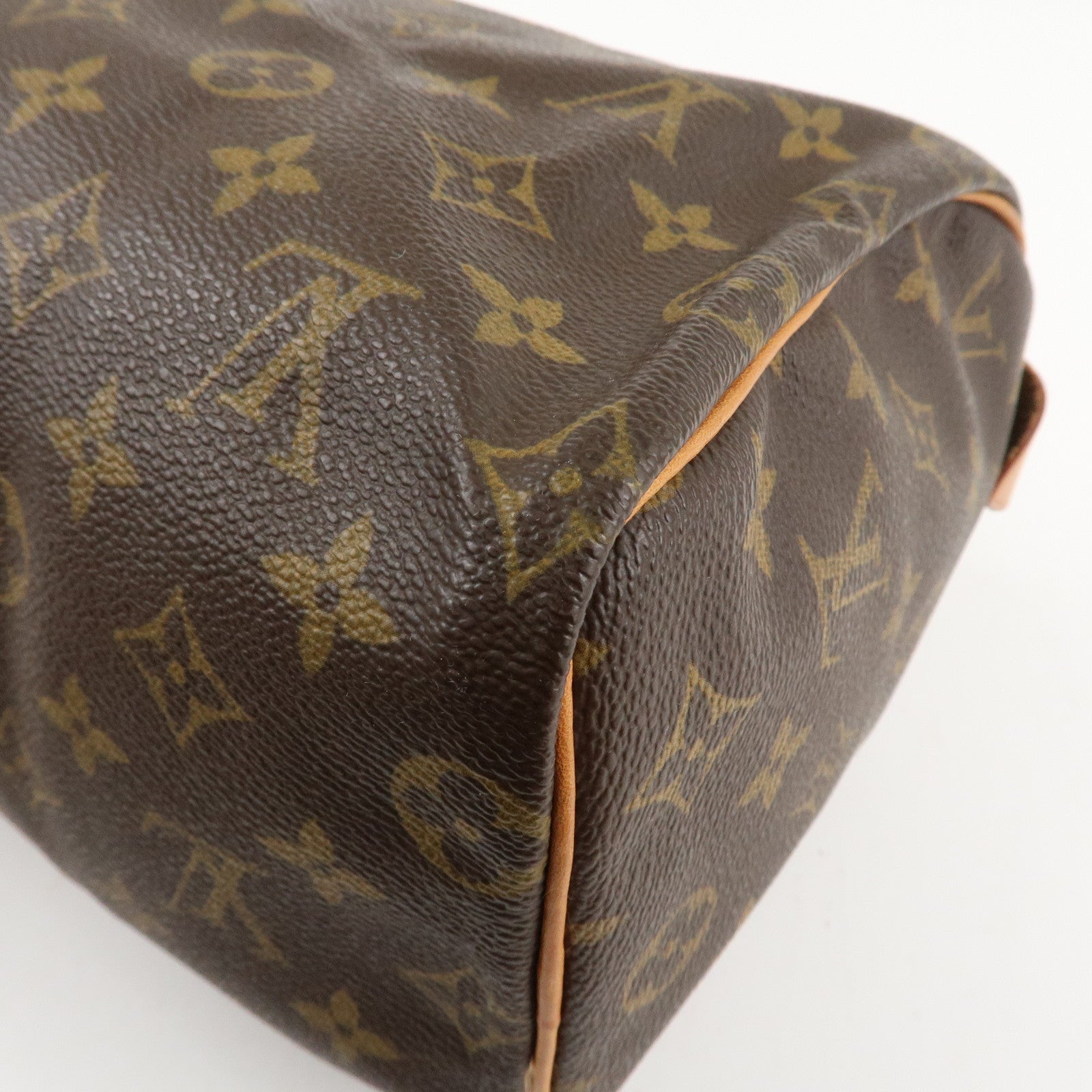 Louis Vuitton Monogram Speedy 25 Hand Bag Boston Bag M41528 Used