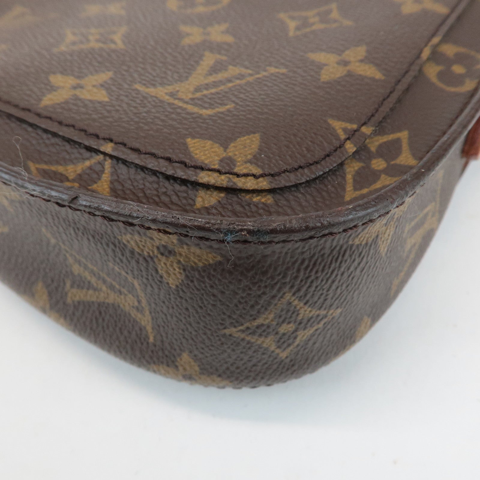 Louis Vuitton Monogram Mini Saint Cloud Shoulder Bag M51244 Used