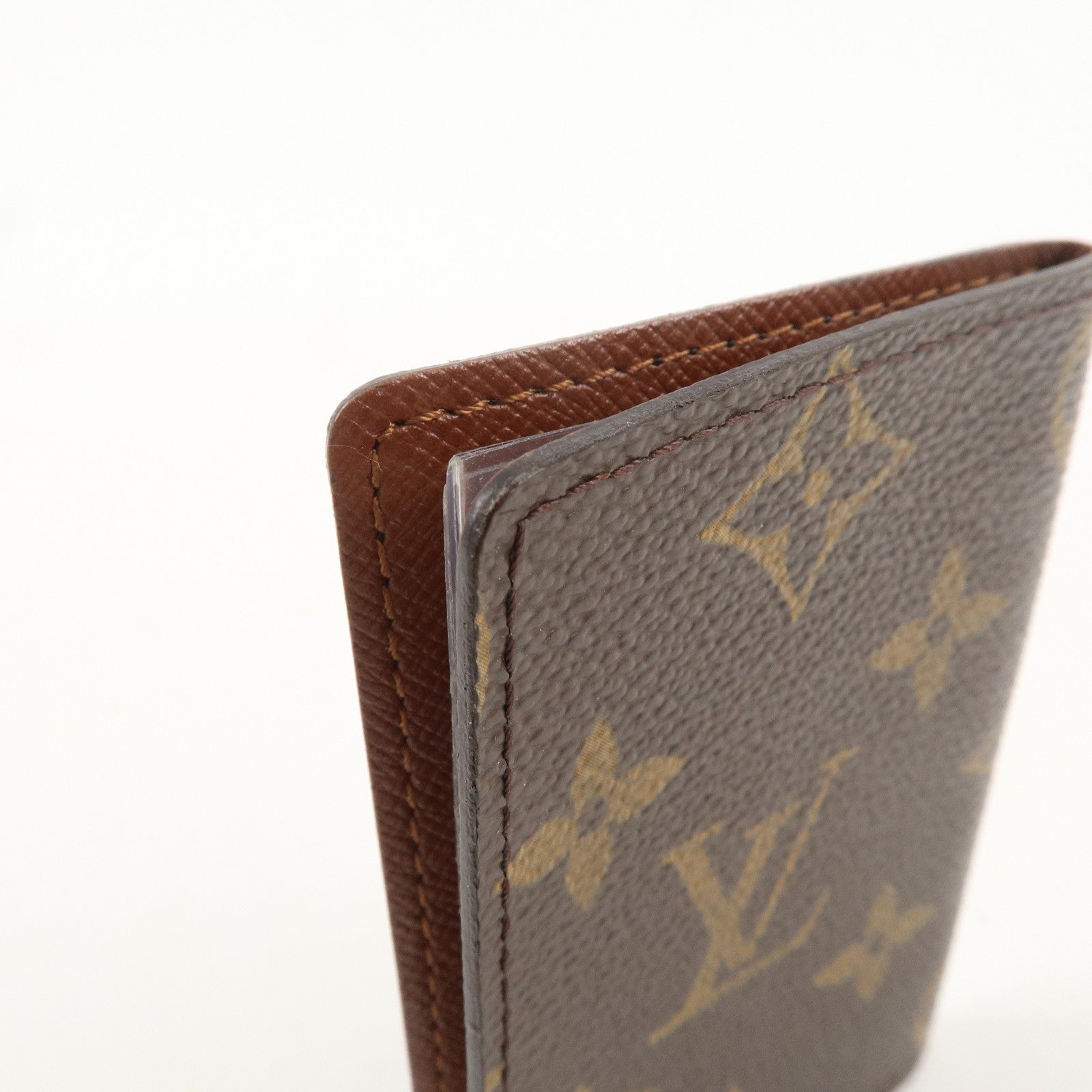 Louis Vuitton Monogram Porte Cartes Credit Pression Brown M60937