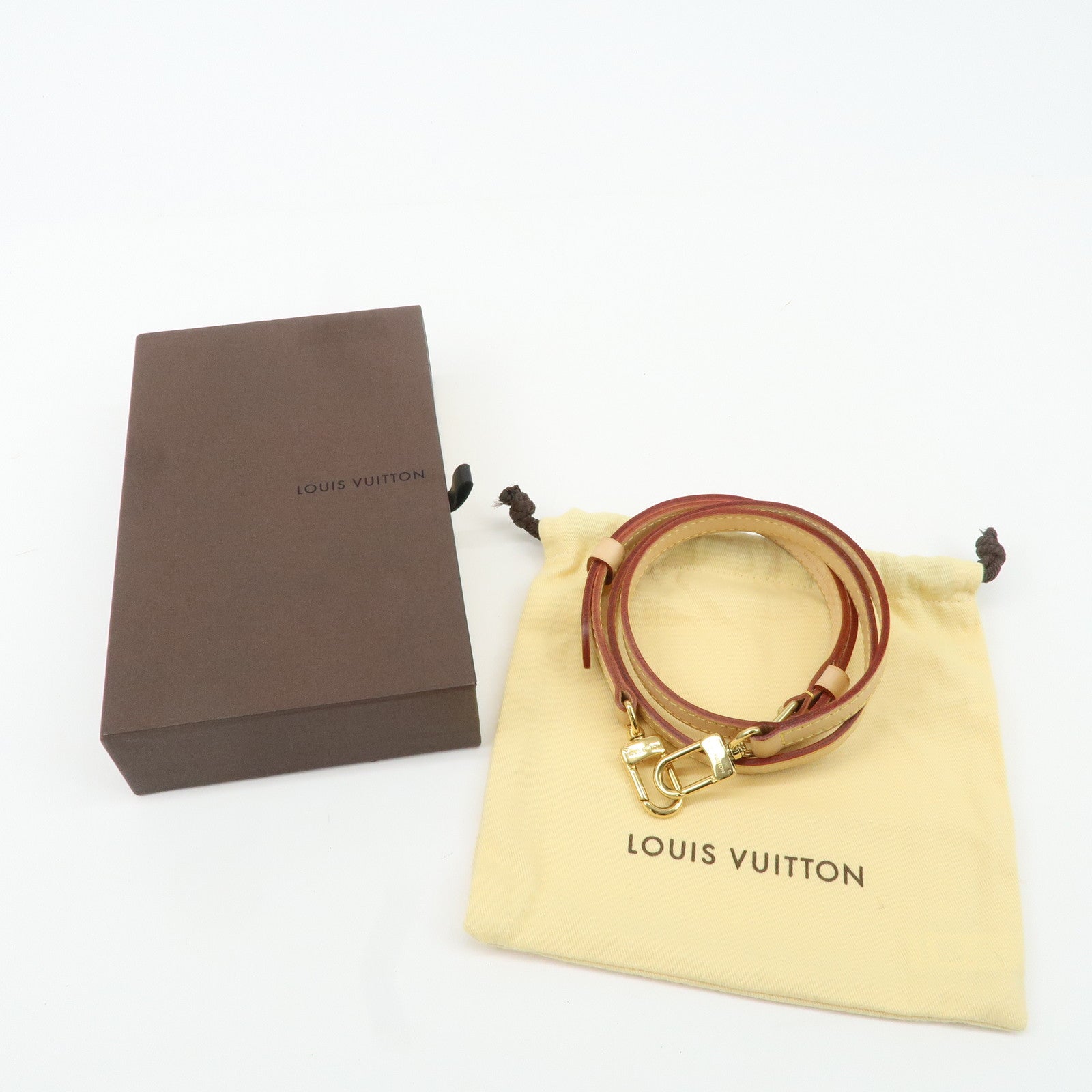 Louis Vuitton Nume Leather Shoulder Strap 120cm J52312