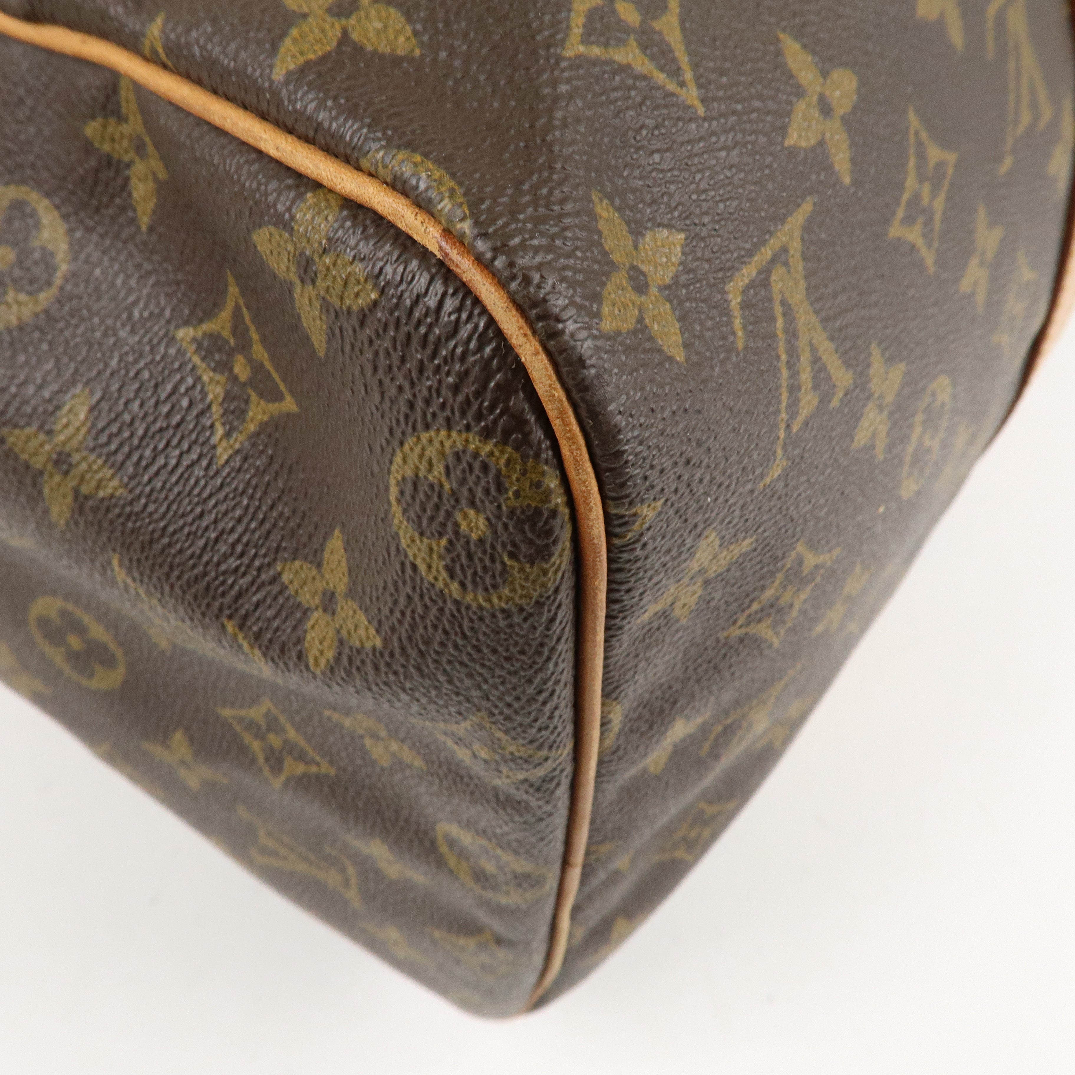 Louis Vuitton Monogram Sac Souple 45 Boston Bag Brown M41624