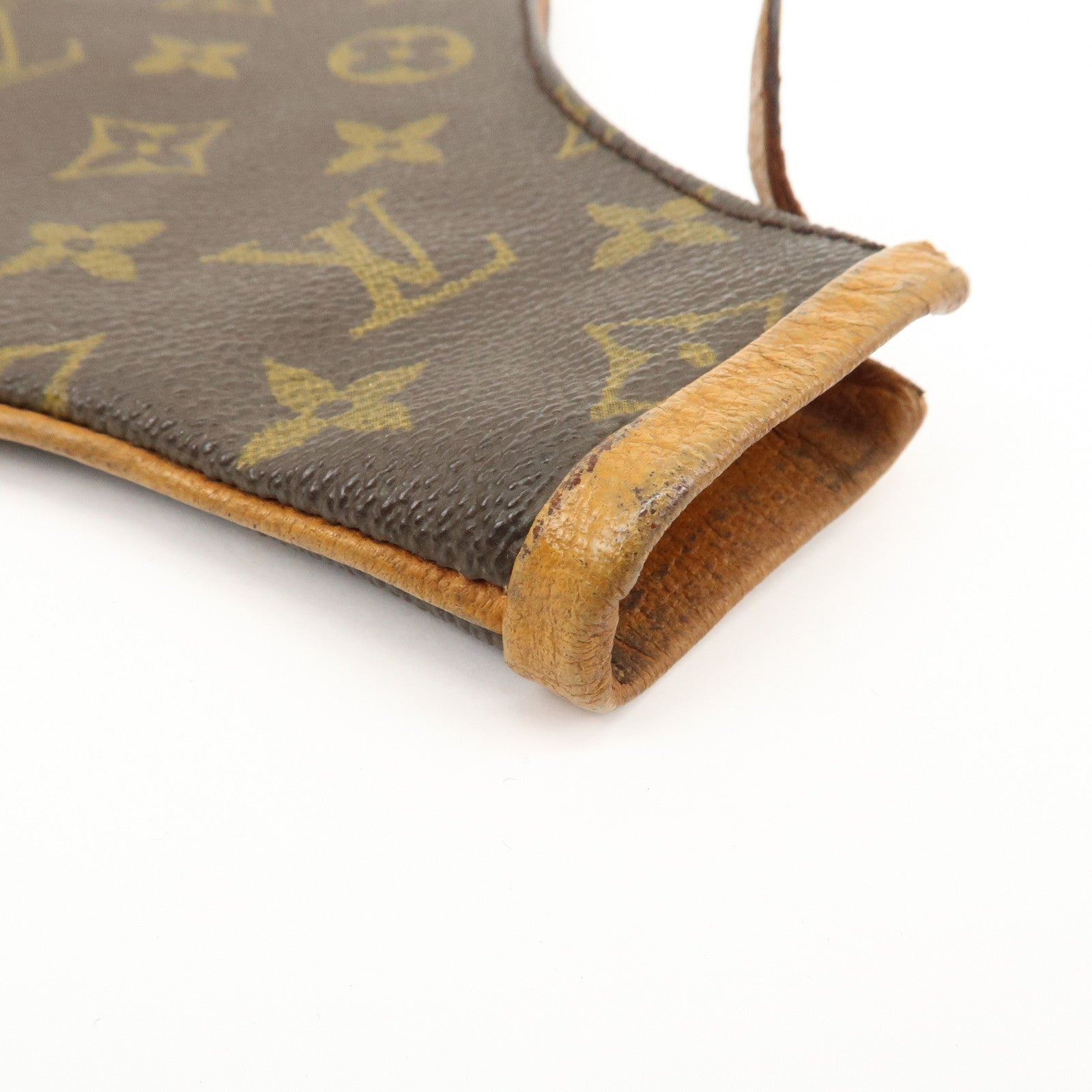 Louis Vuitton Monogram Canvas Leather Racket Case Brown