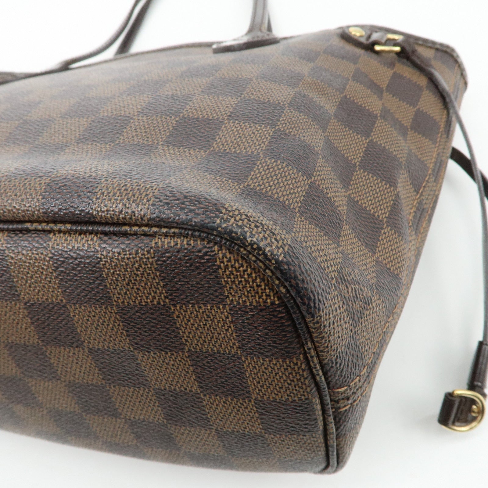 Louis Vuitton Damier Neverfull PM Tote Bag Hand Bag N51109 Used