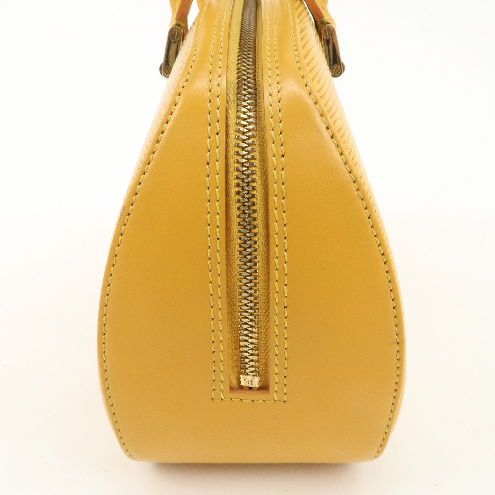 Louis Vuitton Epi Jasmine Hand Bag Tassilli Yellow M52089 Used