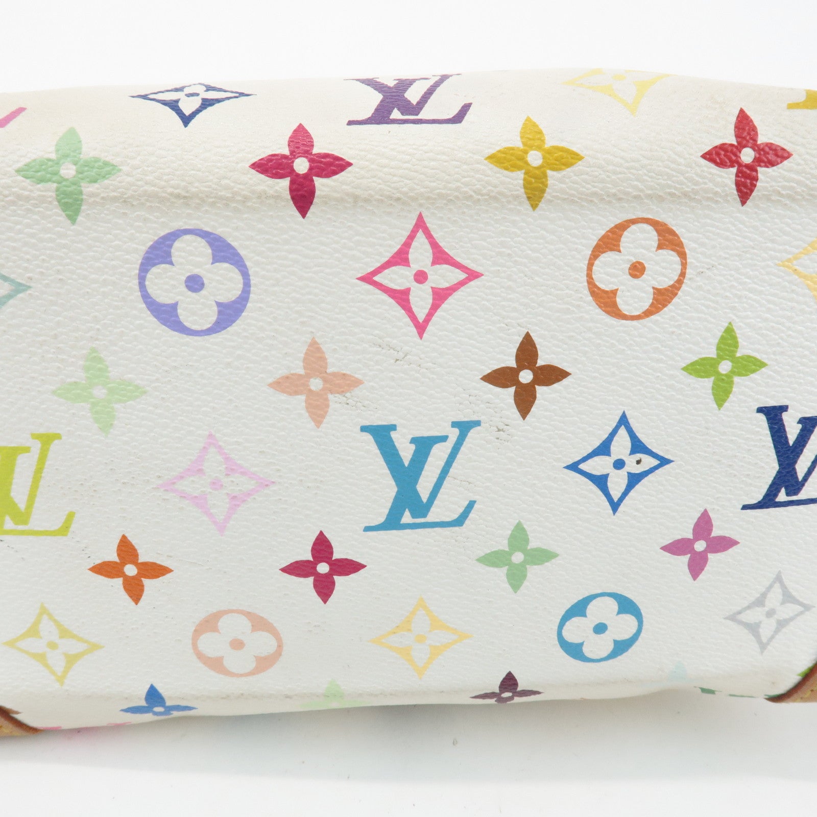 Louis Vuitton Monogram Multicolor Audra Hand Bag Blanc M40047