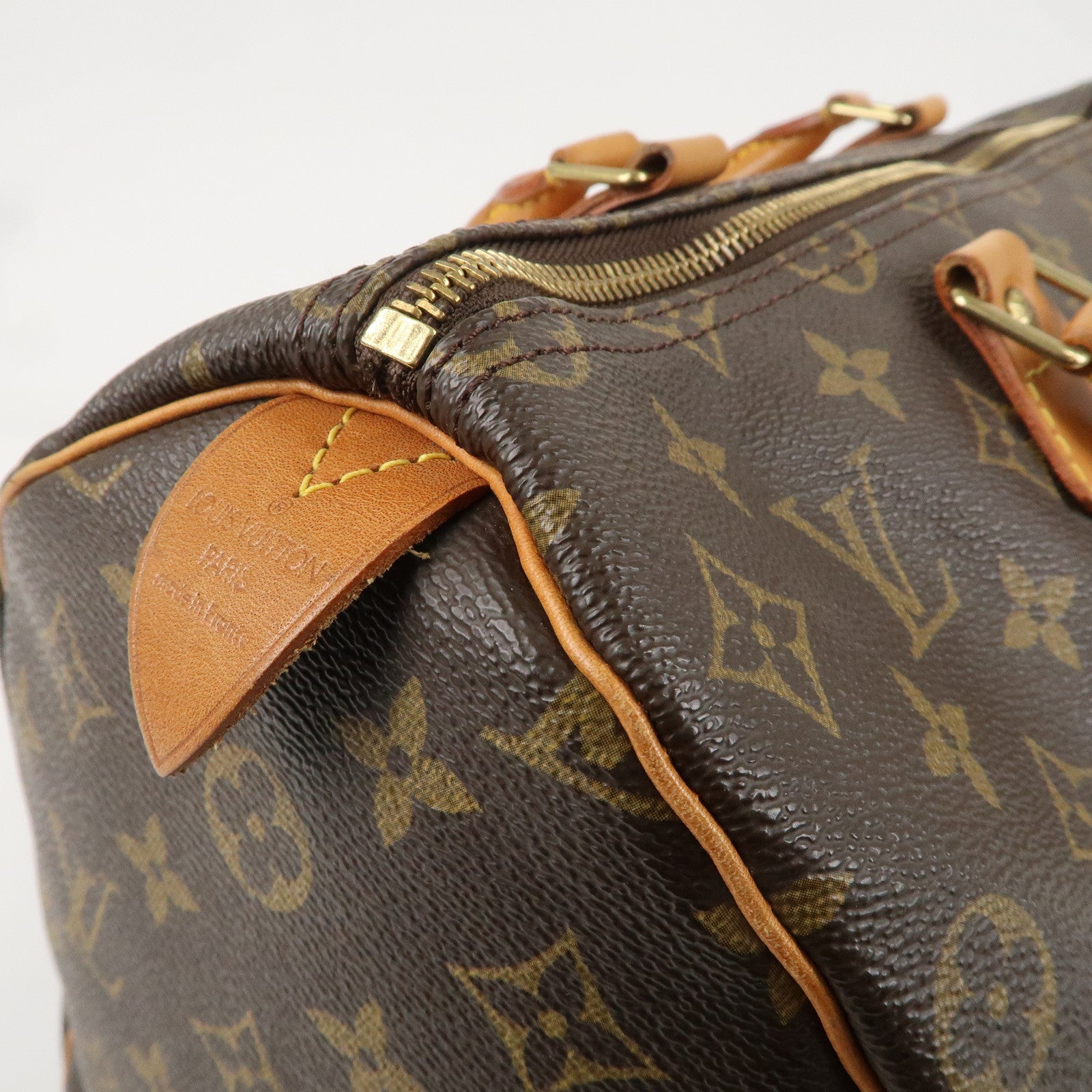 Louis Vuitton Monogram Speedy 35 Hand Bag Boston Bag M41524