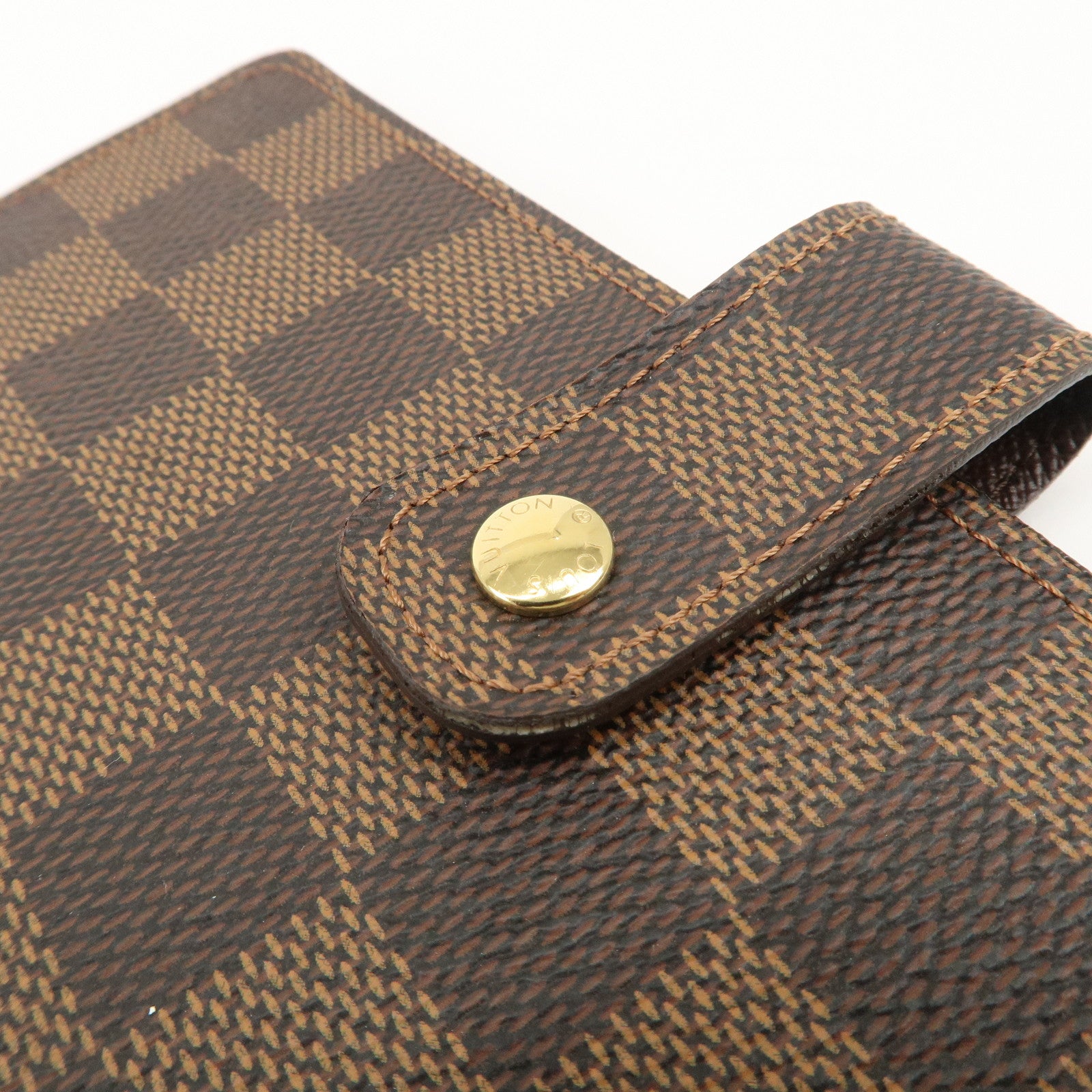 Louis Vuitton Damier Agenda MM Planner Cover Brown R20701 Used