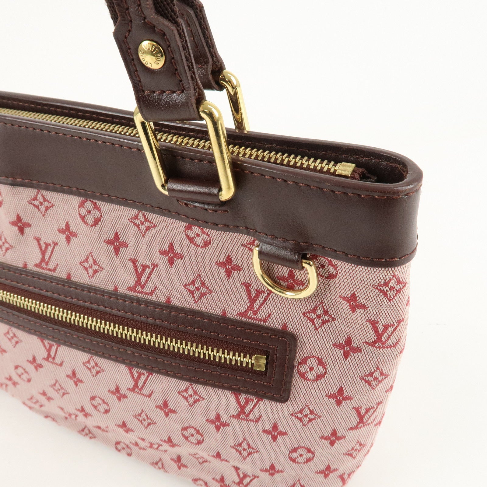 Louis Vuitton Monogram Mini Lucille PM Hand Bag Cherry M92678 Used