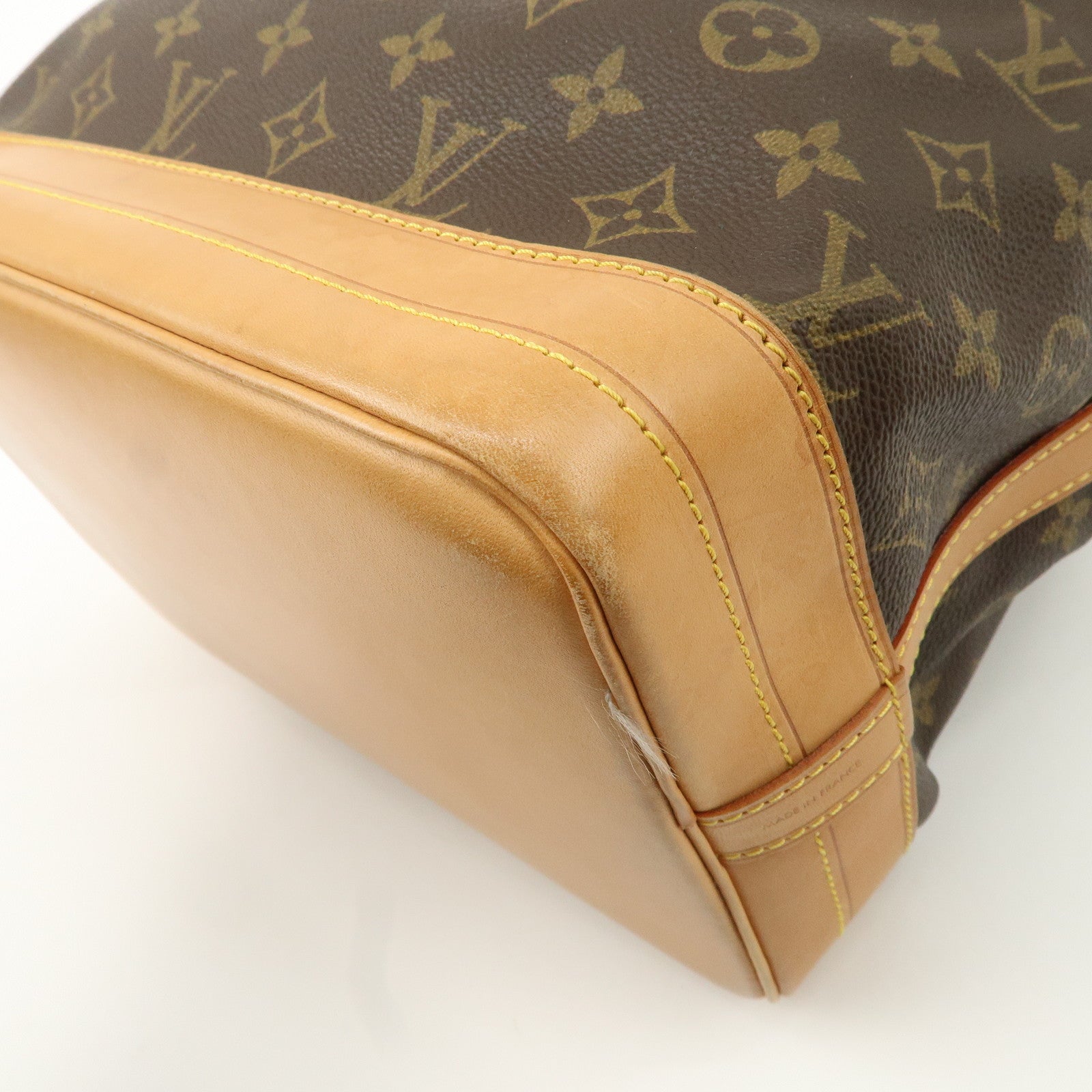 Louis Vuitton Monogram Noe Shoulder Bag Hand Bag Brown M42224 Used