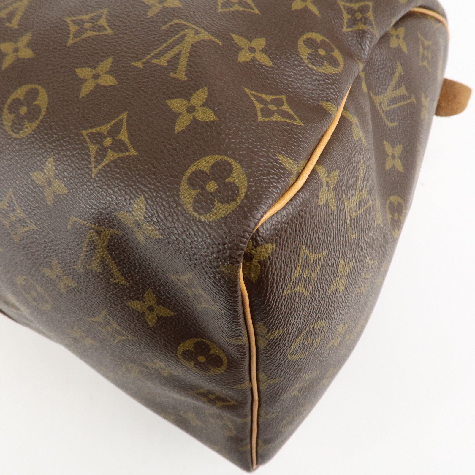 Louis Vuitton Monogram Keep All 50 Boston Bag Brown M41426 Used