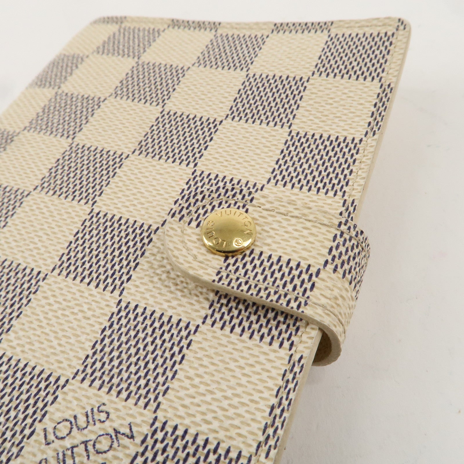 Louis Vuitton Damier Azur Agenda PM Planner Cover R20706