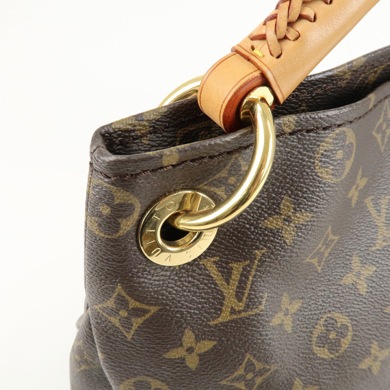 Louis Vuitton Monogram Artsy MM Shoulder Bag Brown M40249