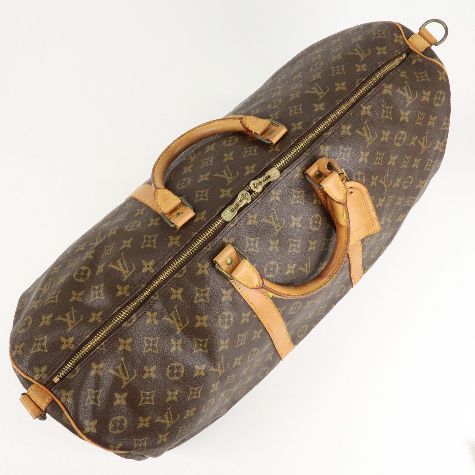 Louis Vuitton Monogram Keep All Bandouliere 60 Boston Bag M41412