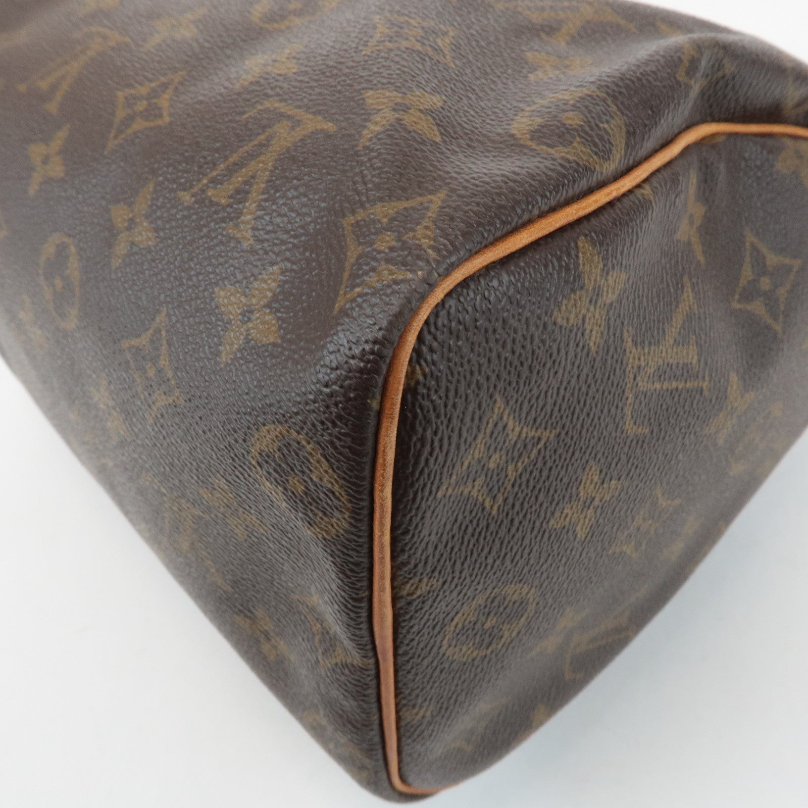 Louis Vuitton Monogram Speedy 25 Hand Bag Boston Bag M41528 Used