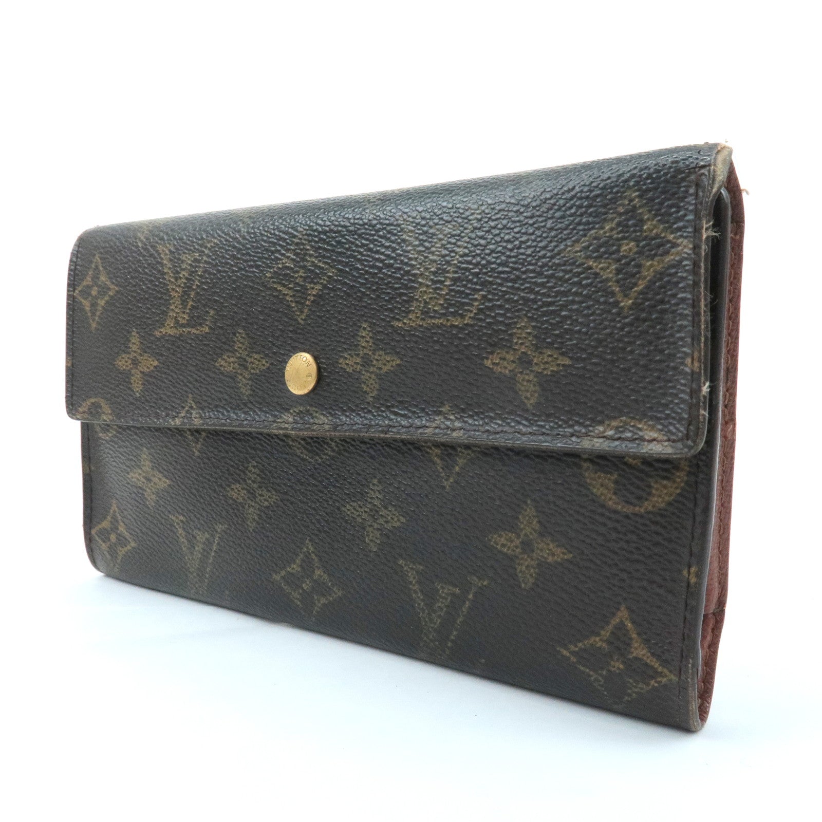 Louis Vuitton Set of 4 Monogram Portefeuille Long Wallet Used