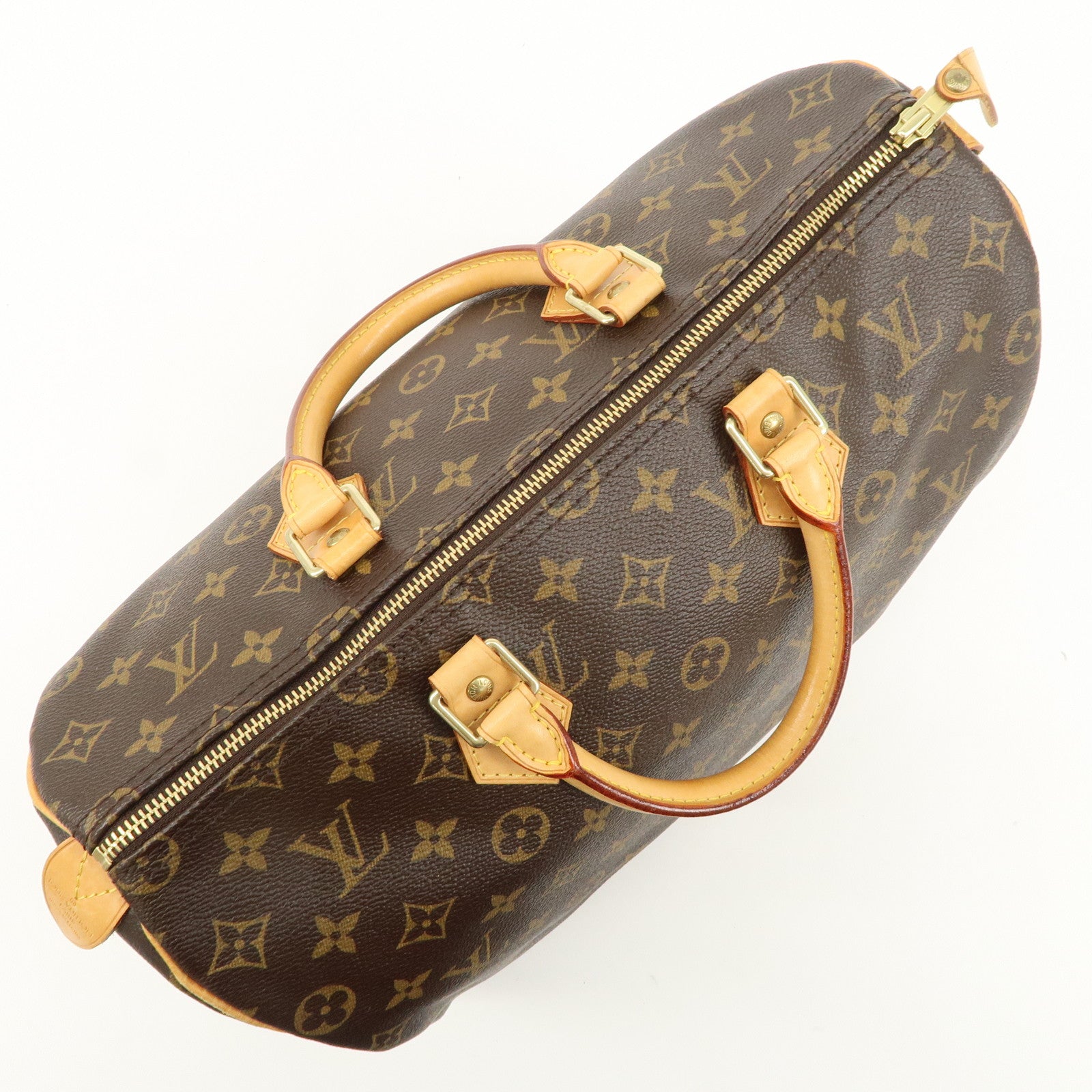 Louis Vuitton Monogram Speedy 35 Hand Bag Boston Bag M41524 Used