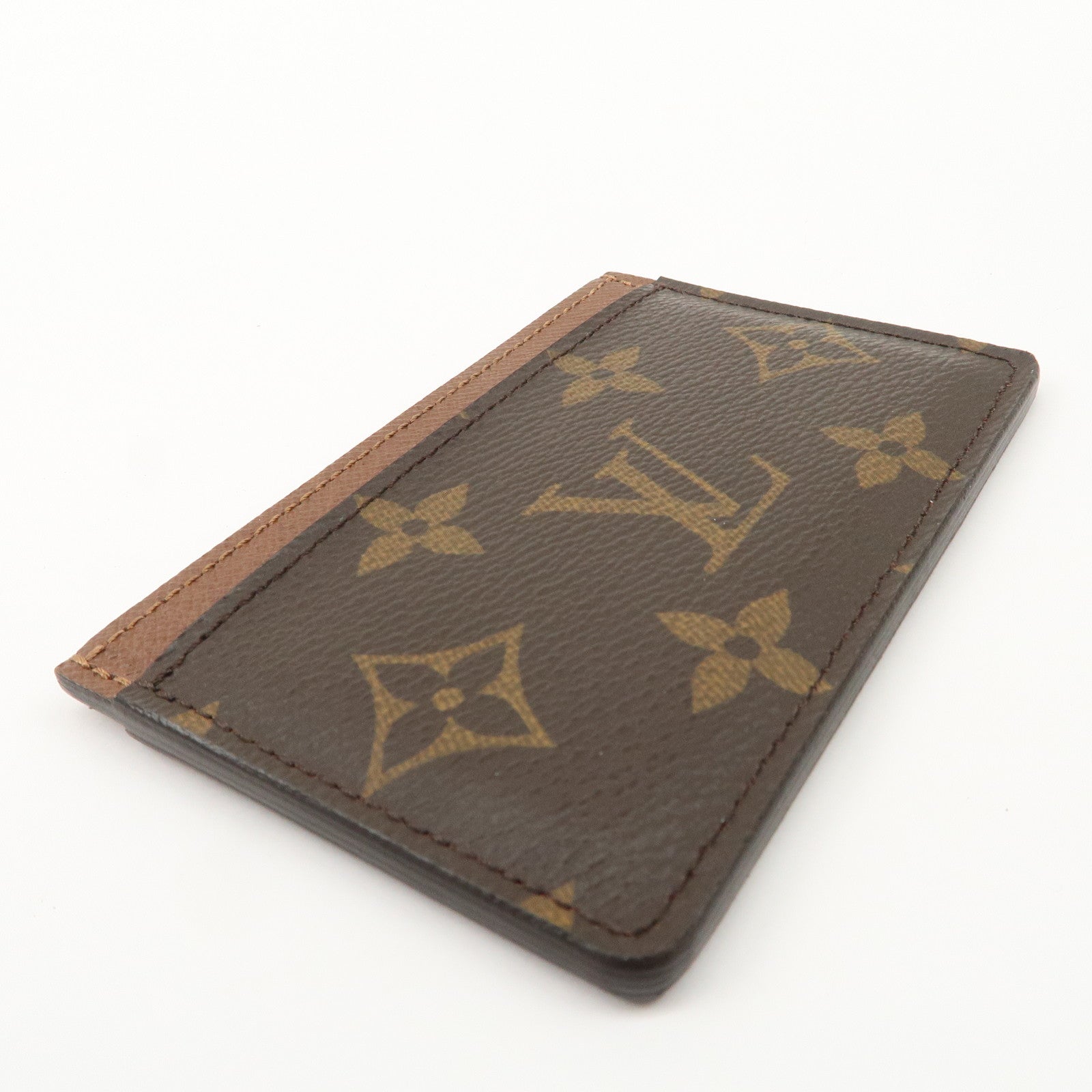 Louis Vuitton Monogram Porte Cartes Simple Card Case M61733 Used