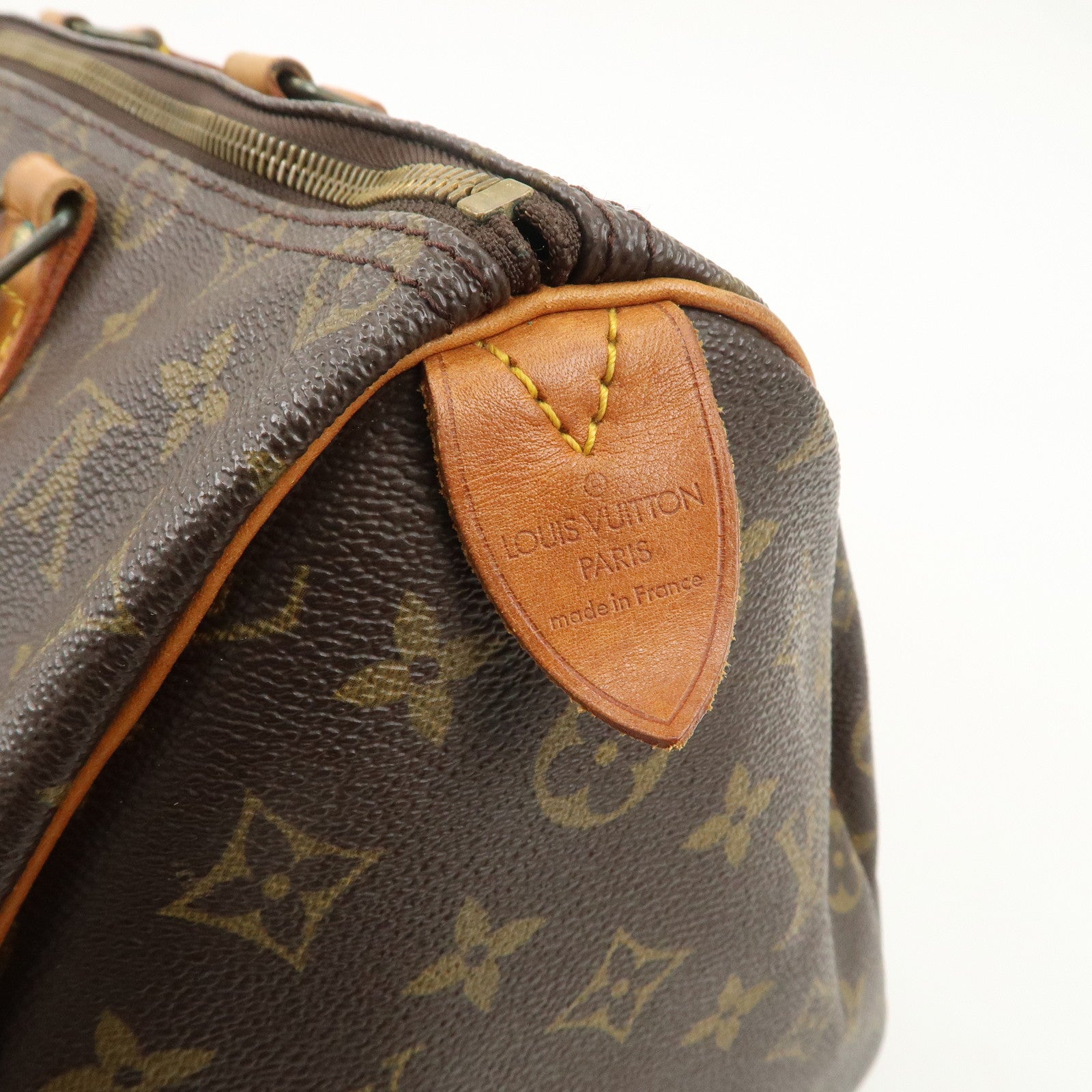 Louis Vuitton Monogram Speedy 35 Hand Bag Boston Bag M41524