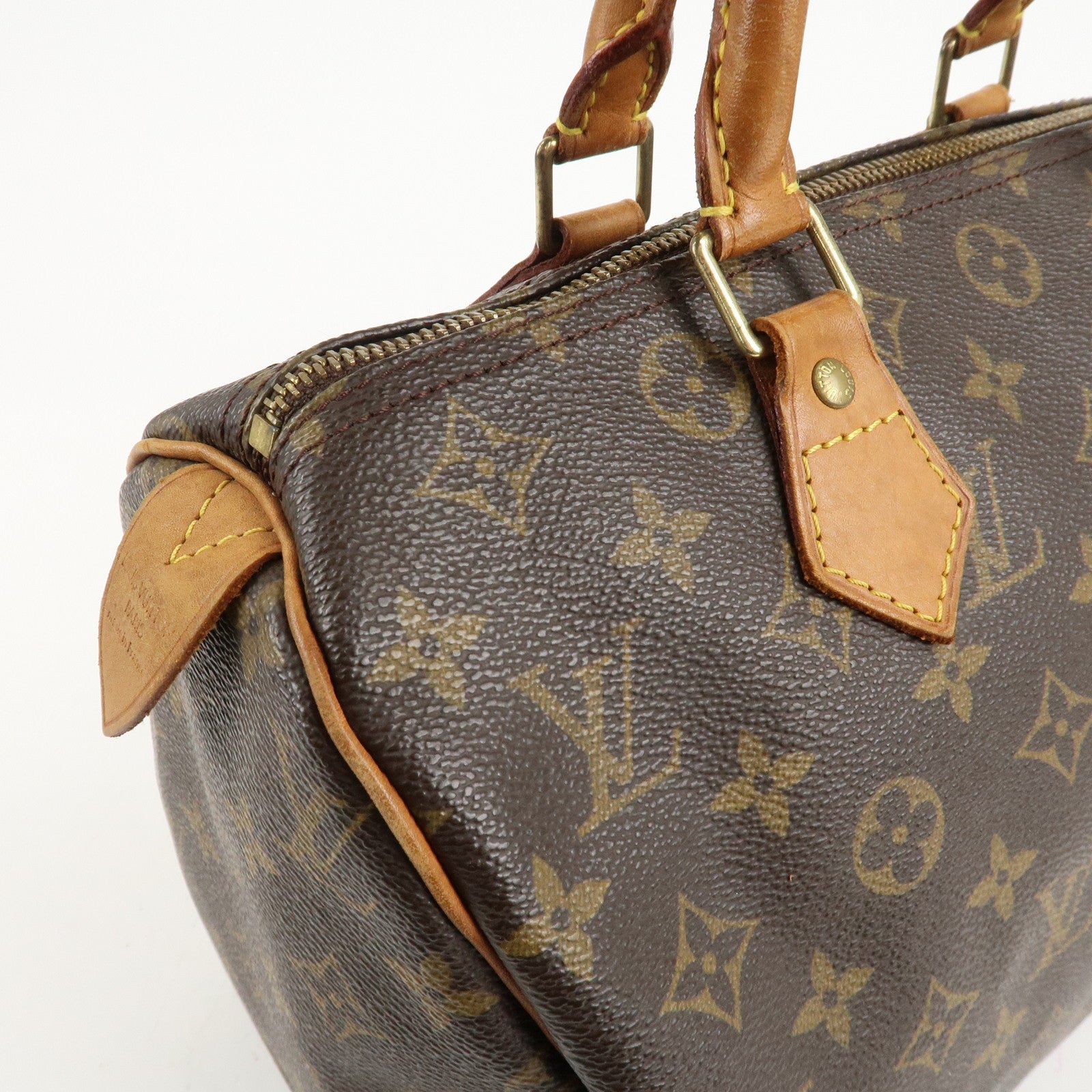 Louis Vuitton Monogram Speedy 30 Hand Bag Boston Bag M41526 Used