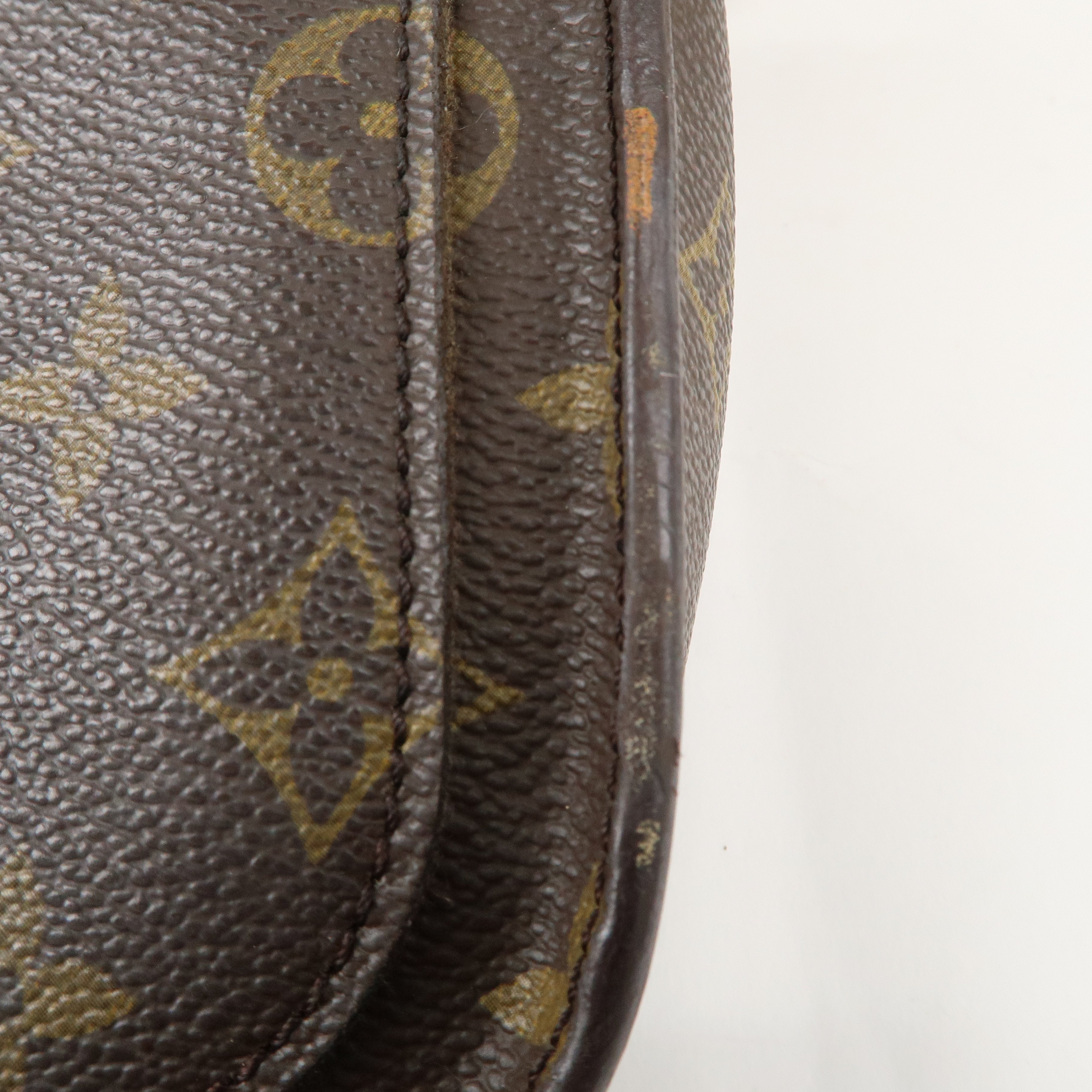 Louis Vuitton Monogram Saint Cloud MM Shoulder Bag Brown M51243