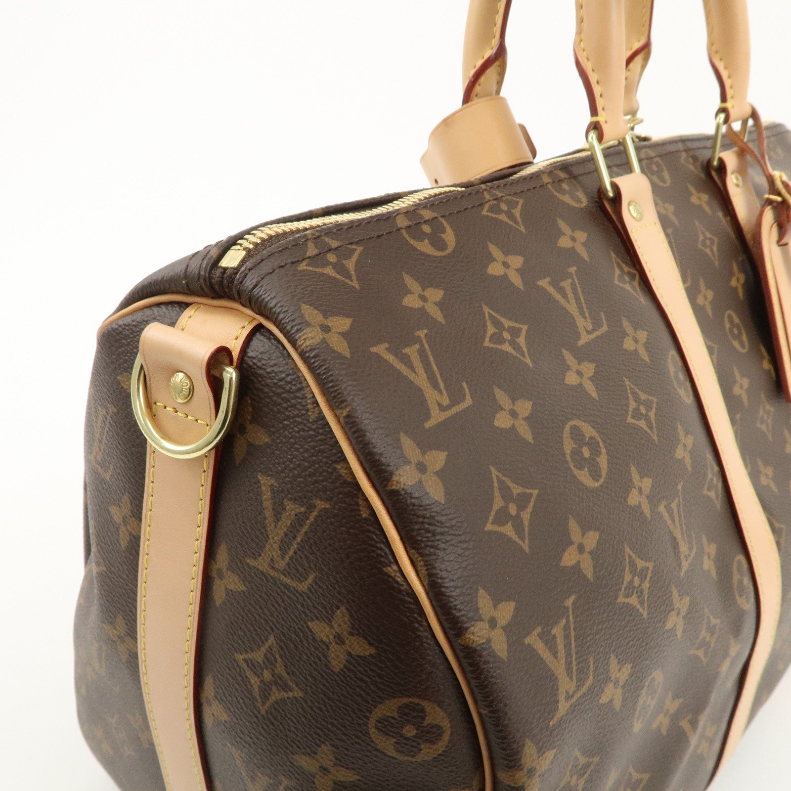 Louis Vuitton Monogram Keep All Bandouliere 45 Boston Bag M41418 Used