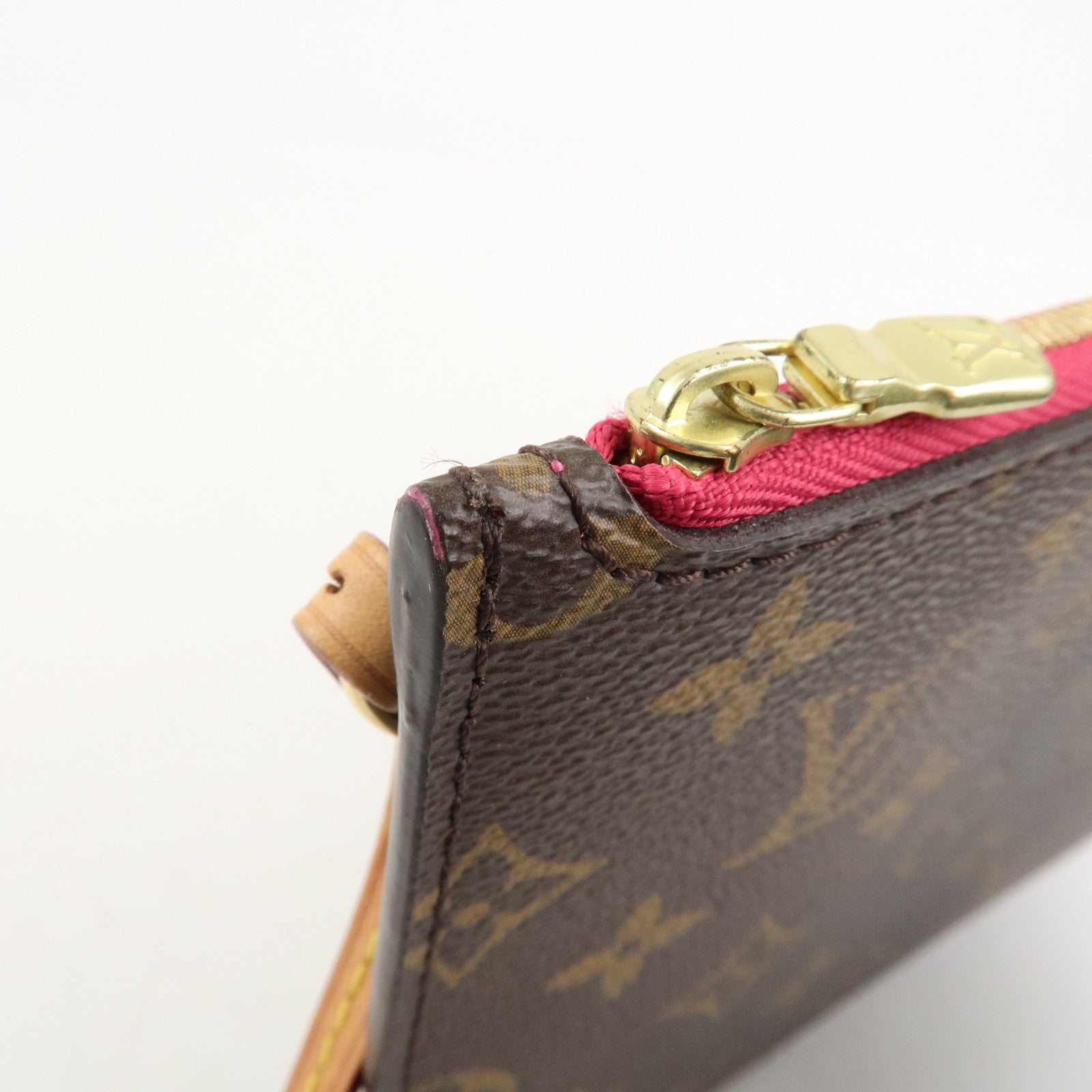 Louis Vuitton Monogram Pouch for Neverfull MM Brown Used