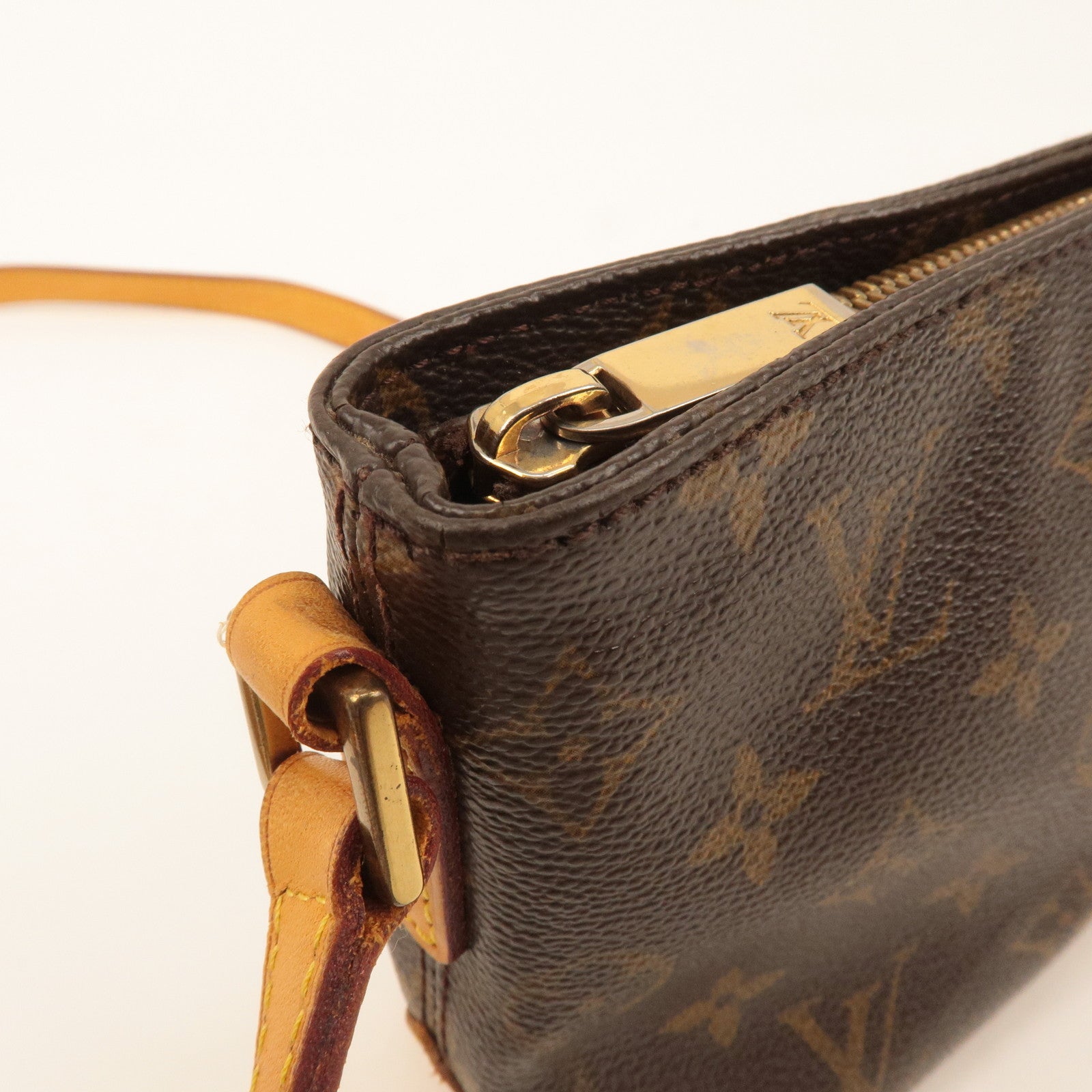 Louis Vuitton Monogram Trotteur Shoulder Bag Brown M51240