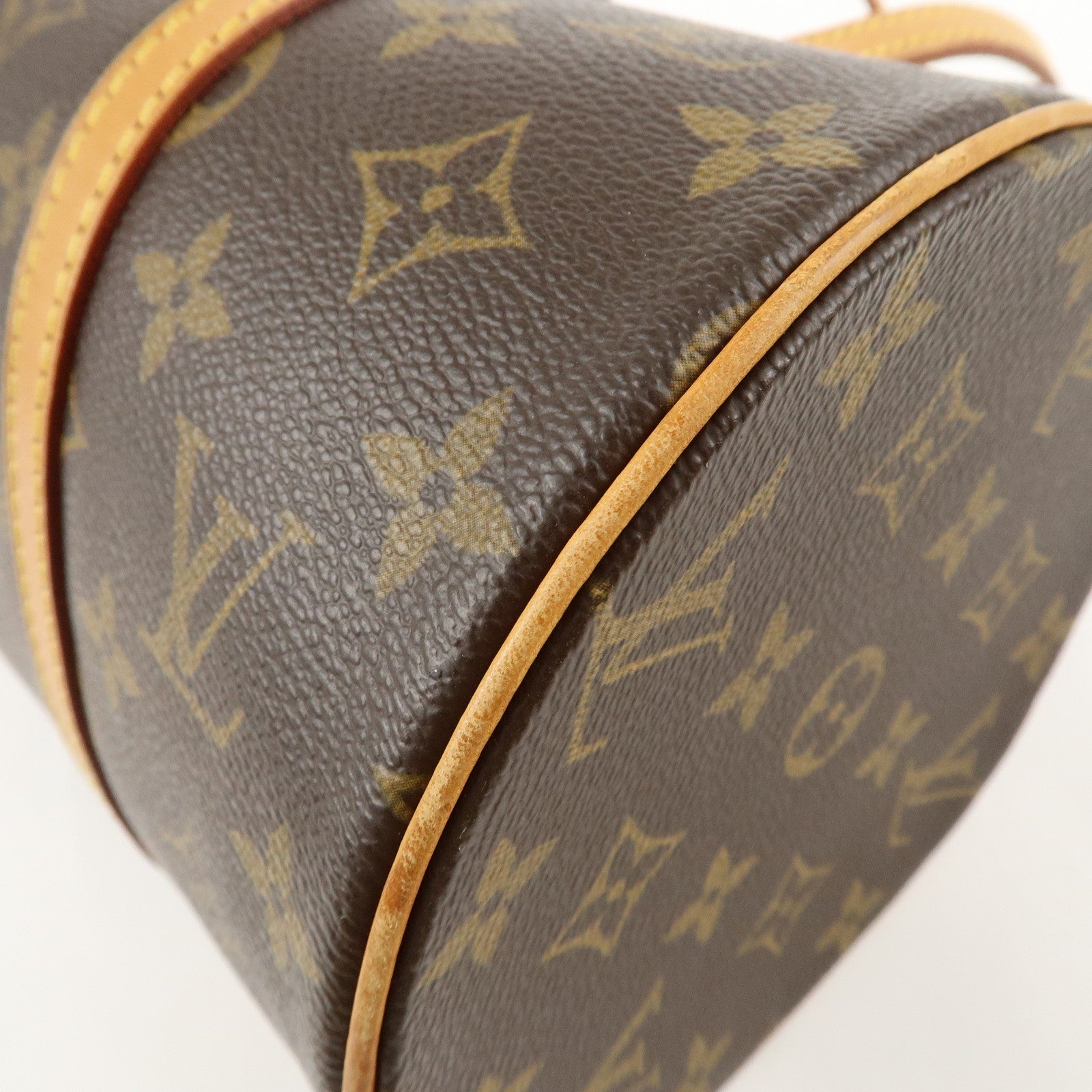 Louis Vuitton Monogram Papillon 30 Hand Bag Brown M51385 Used