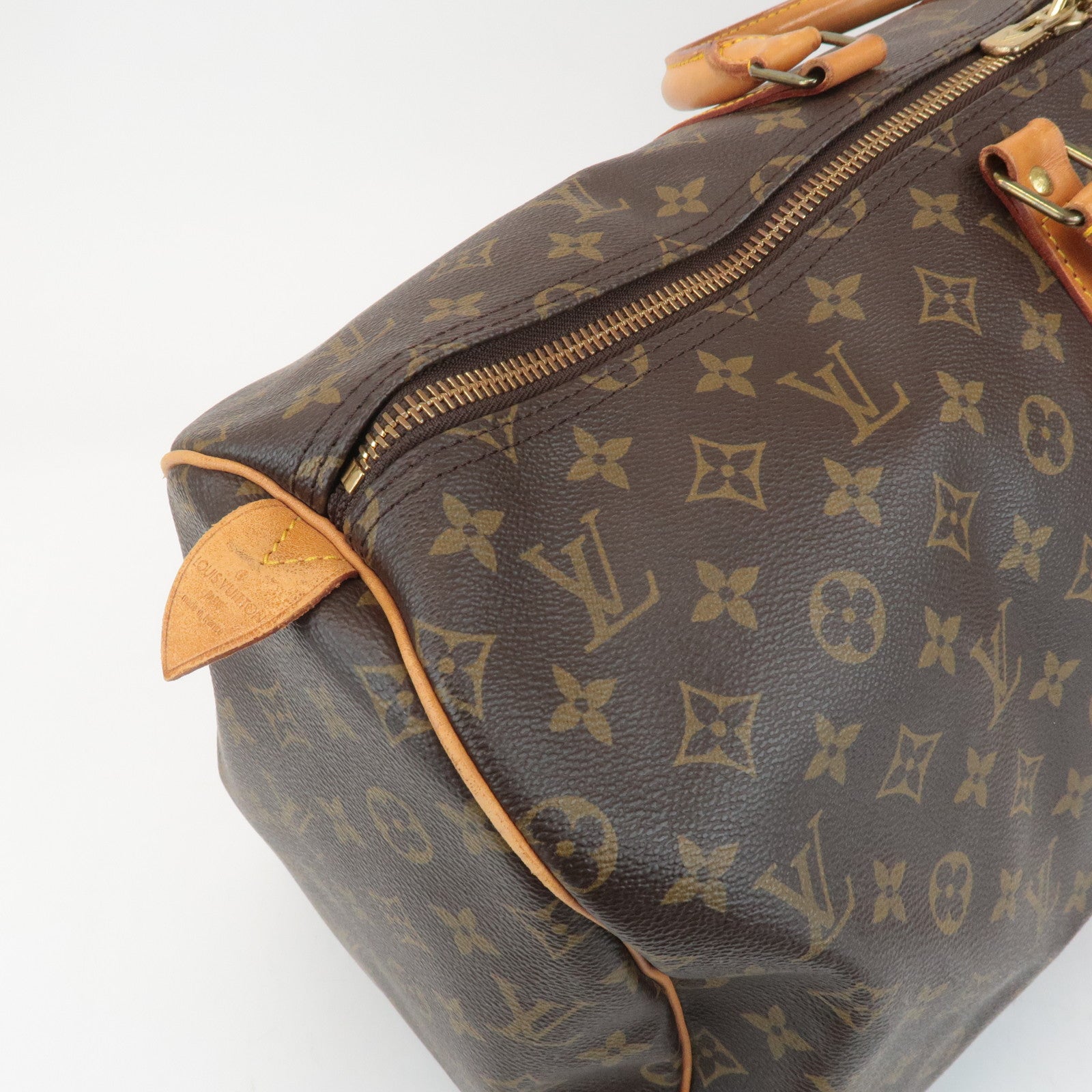 Louis Vuitton Monogram Keep All 55 Boston Bag Brown M41424 Used