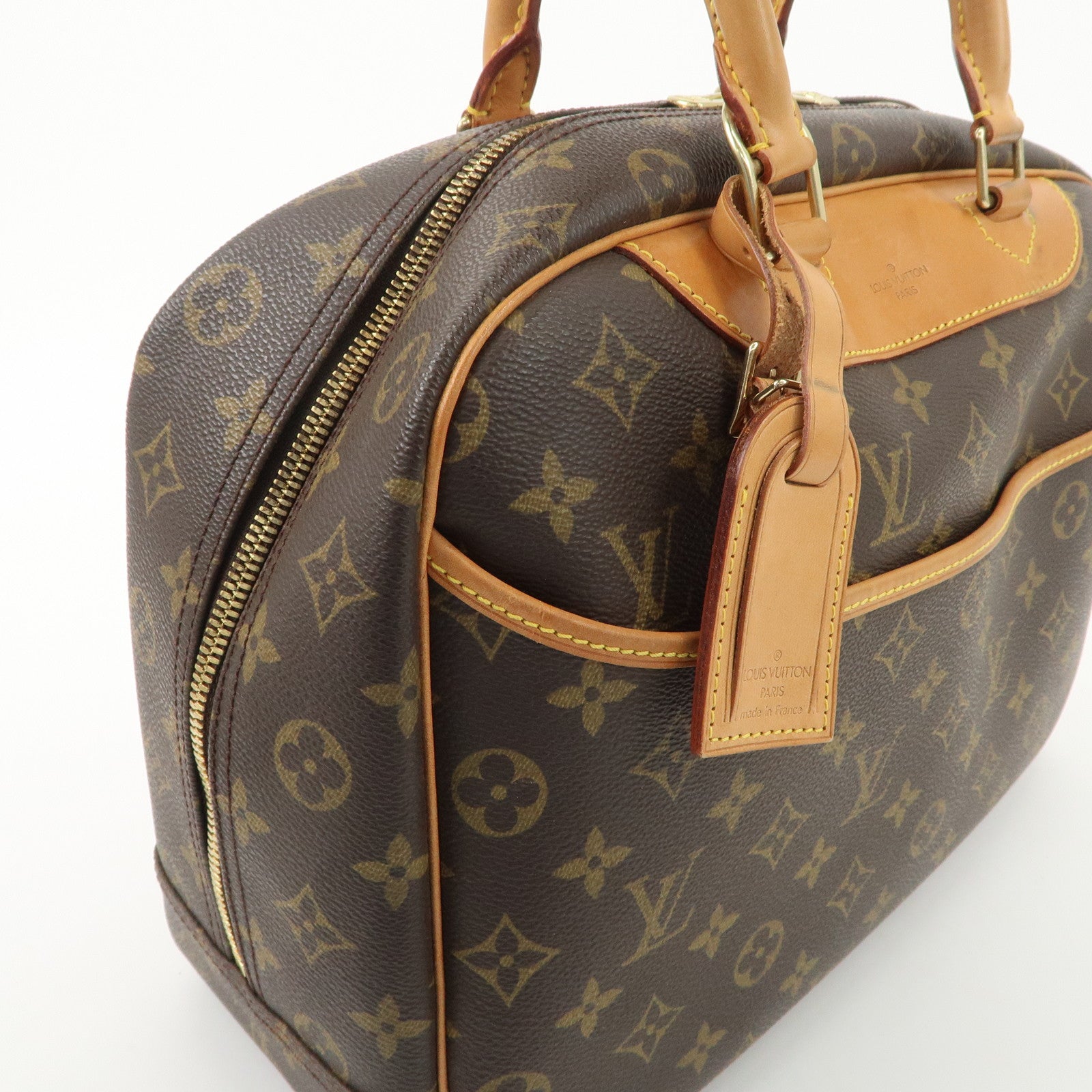 Louis Vuitton Monogram Deauville Hand Bag M47270 Used