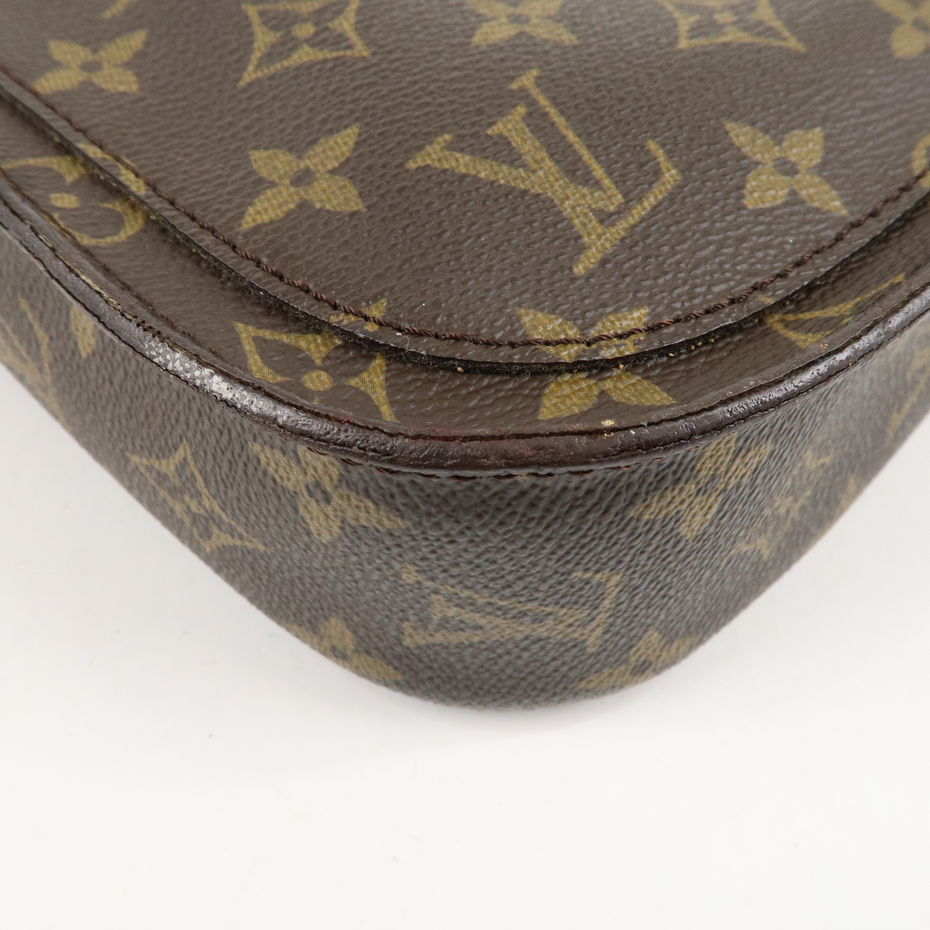 Louis Vuitton Monogram Saint Cloud GM Shoulder Bag Brown M51242