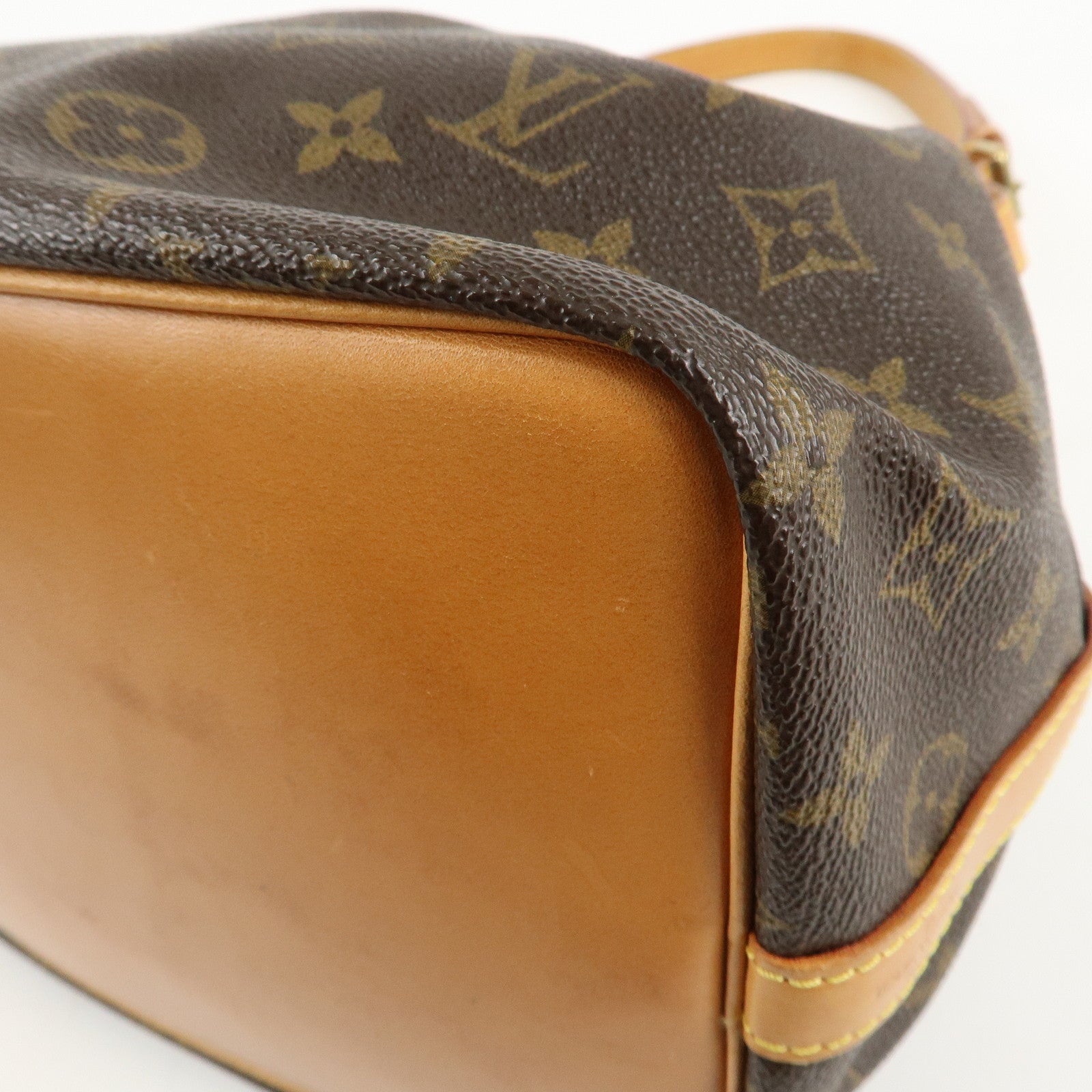 Louis Vuitton Monogram Petit Noe Shoulder Bag Brown M42226 Used