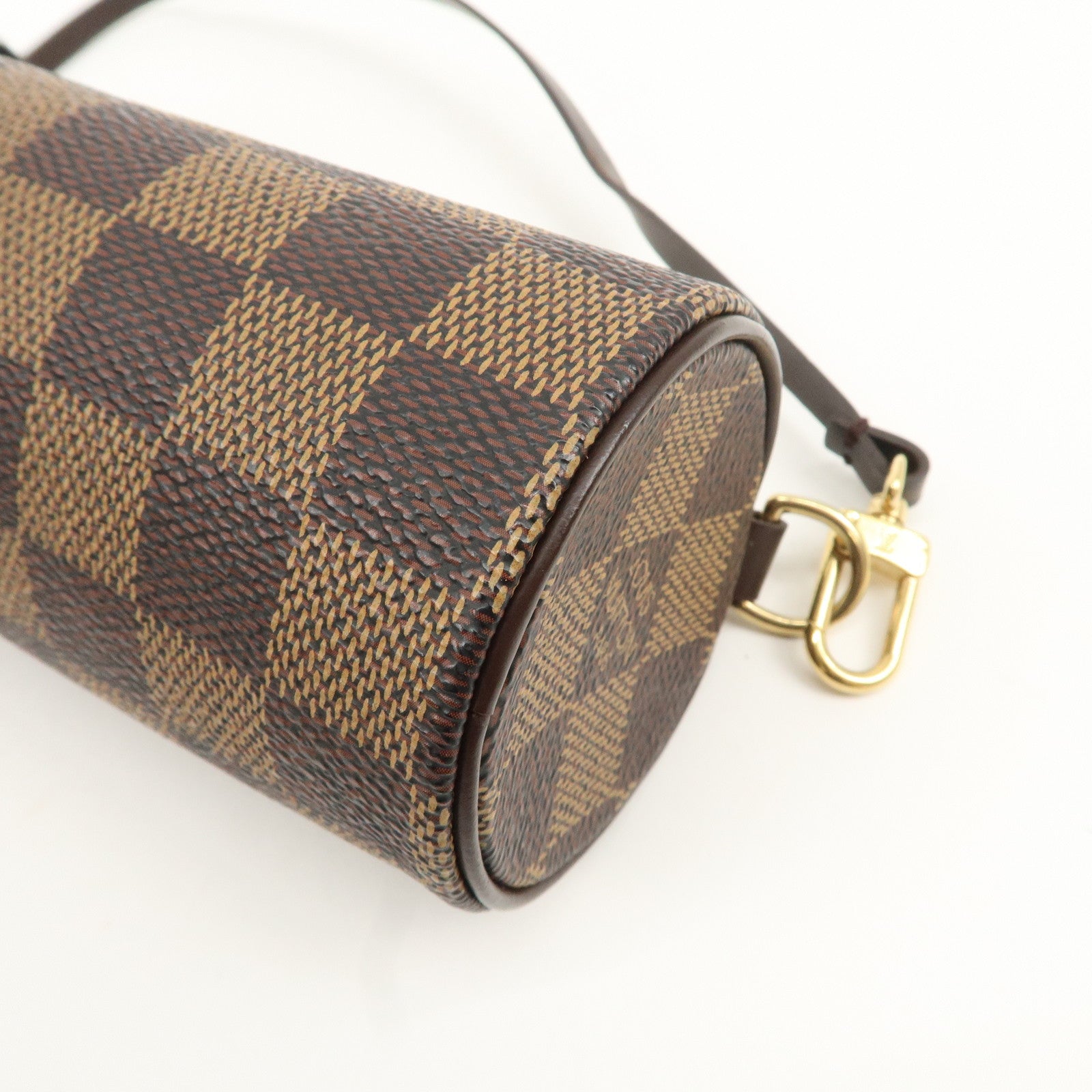 Louis Vuitton Damier Mini Pouch for Papillon Bag Brown Used