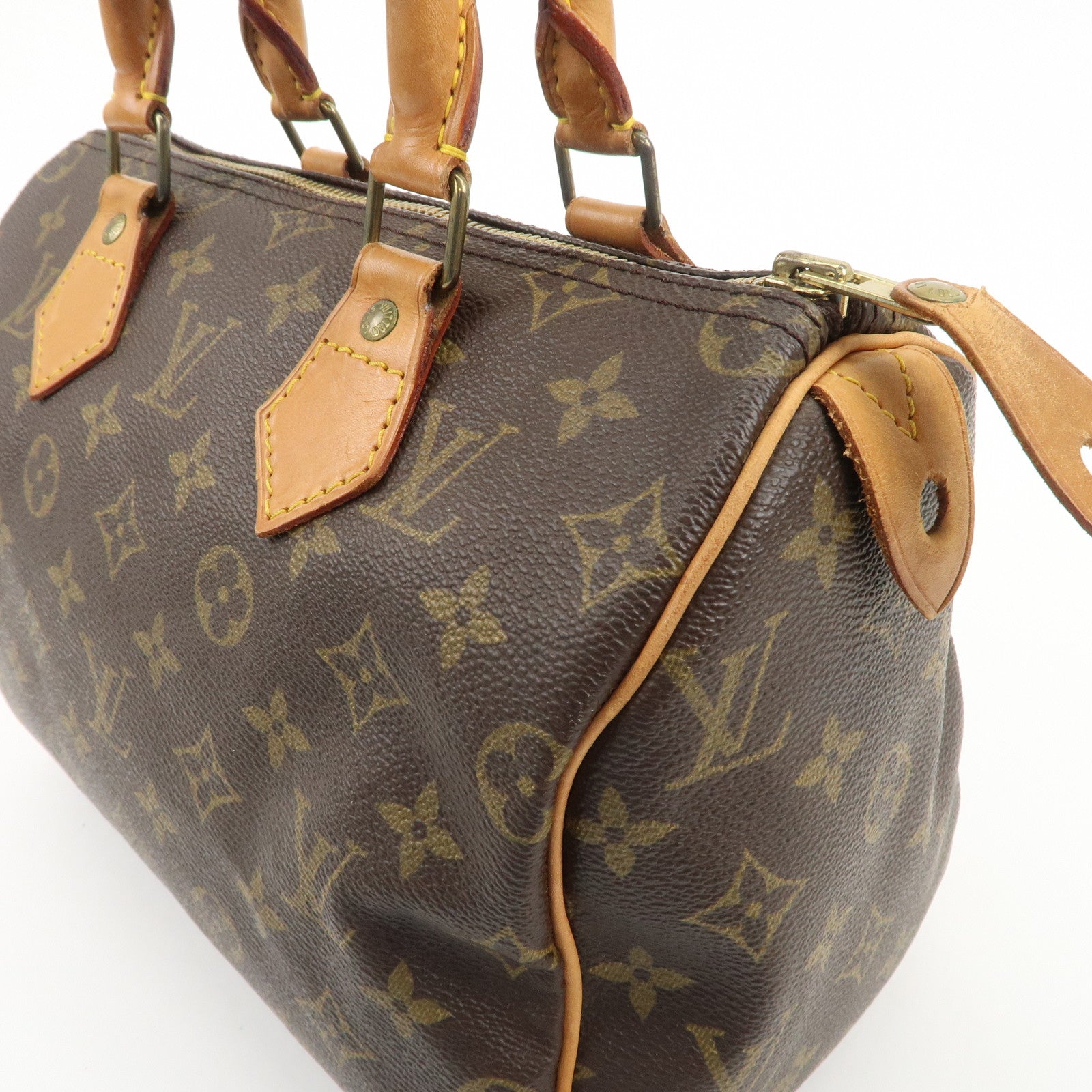 Louis Vuitton Monogram Speedy 25 Hand Bag Boston Bag M41528 Used