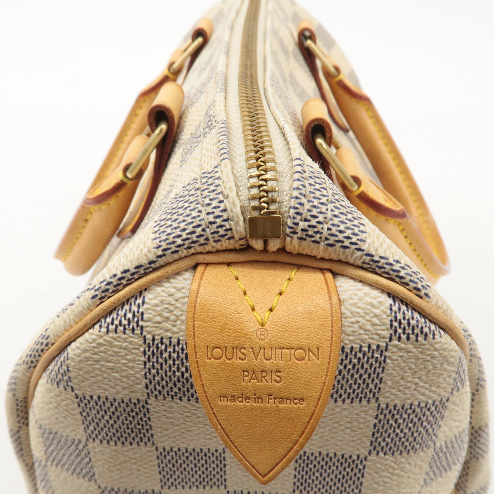 Louis Vuitton Damier Azur Speedy 25 Boston Hand Bag N41534