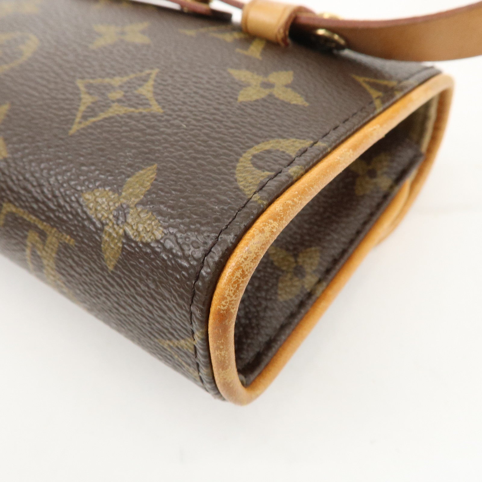 Louis Vuitton Monogram Pochette Florentine Waist Bag BeltXS M51855