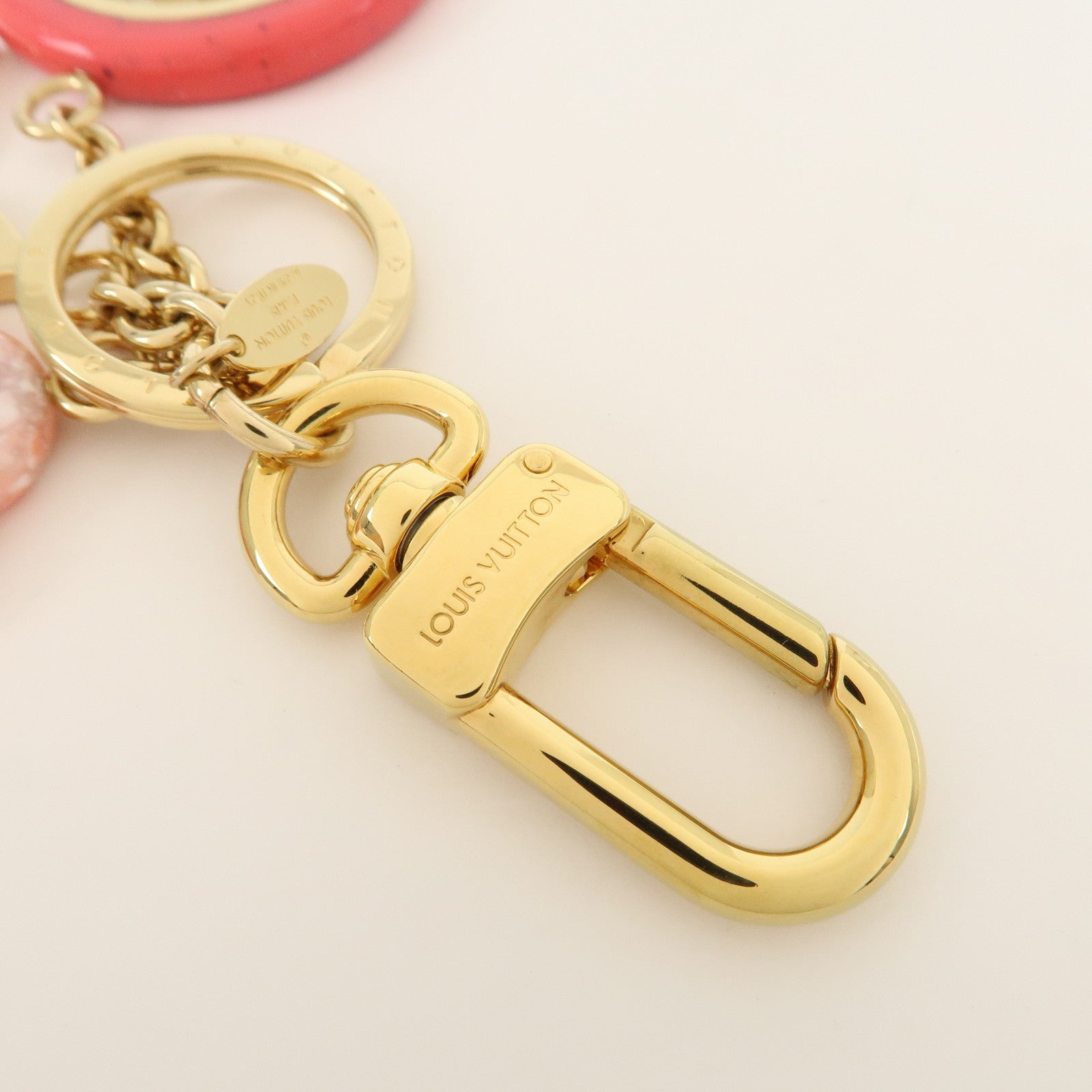 Louis Vuitton Porte Cles Color Line Charm Key Ring M64525 Used