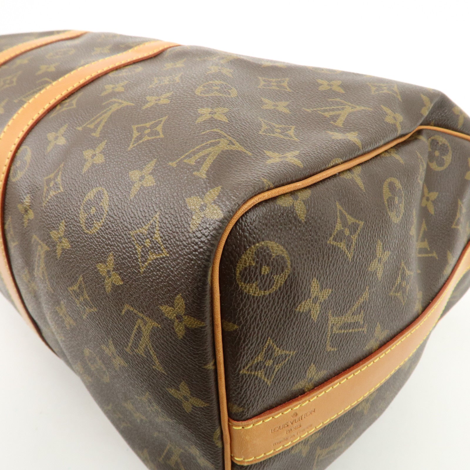 Louis Vuitton Monogram Keep All Bandouliere 45 Boston Bag M41418 Used