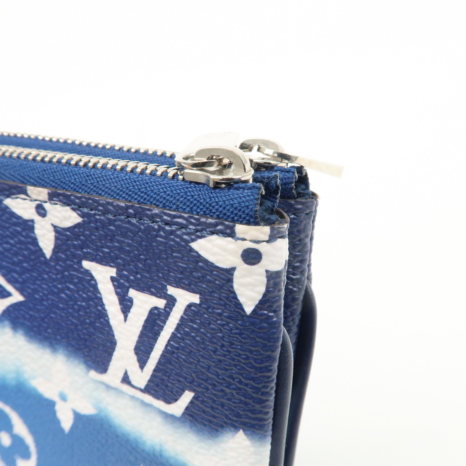 Louis Vuitton LV Escal Pochette Double Zip Blue M69124 Used