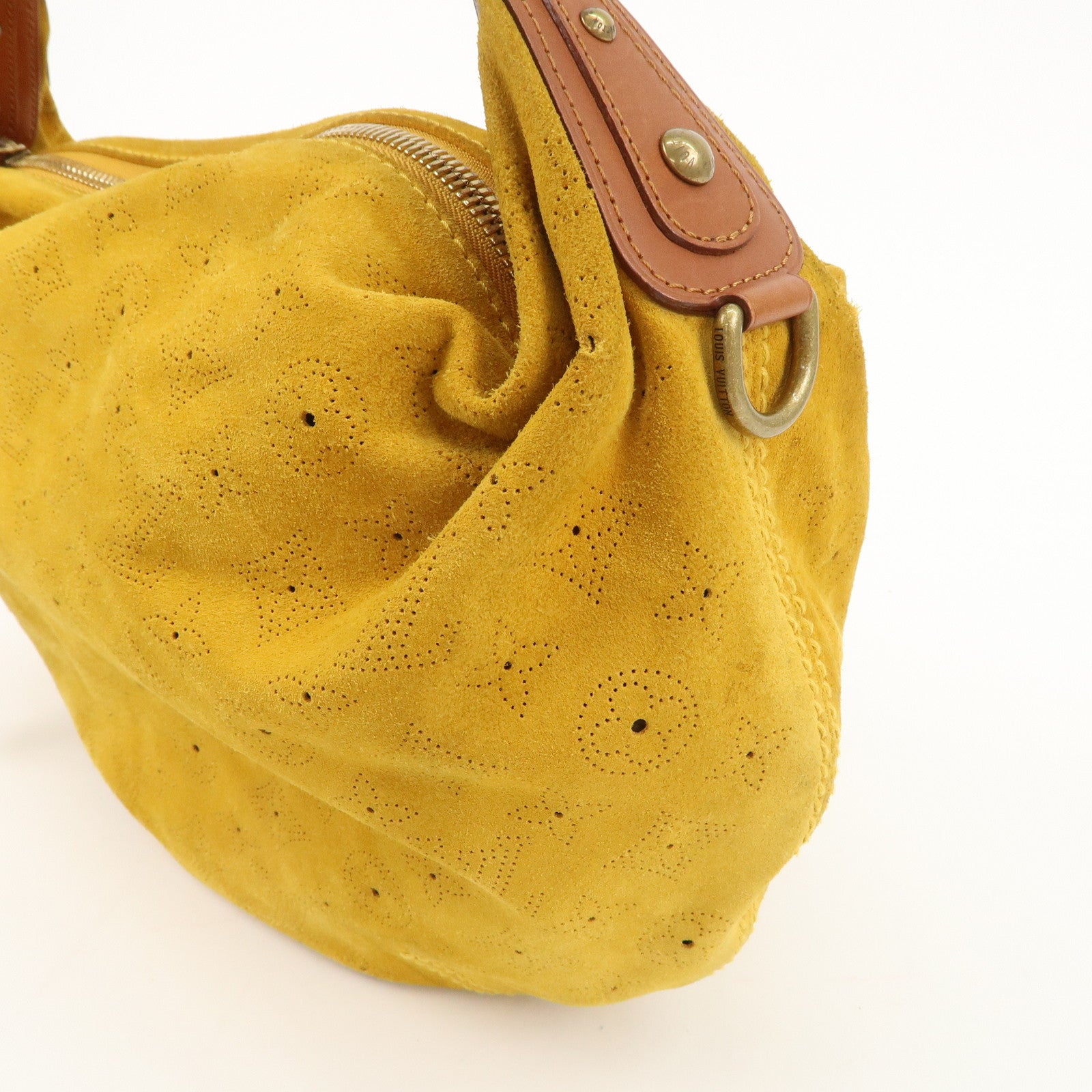 Louis Vuitton Monogram Mahina Onata GM Shoulder Bag Yellow M95118 Used