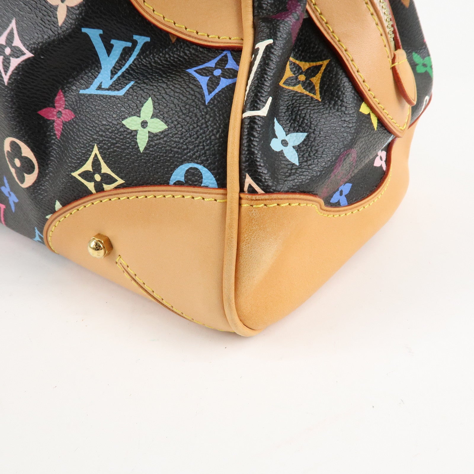 Louis Vuitton Monogram Multi Color Claudia Hand Bag M40194 Used